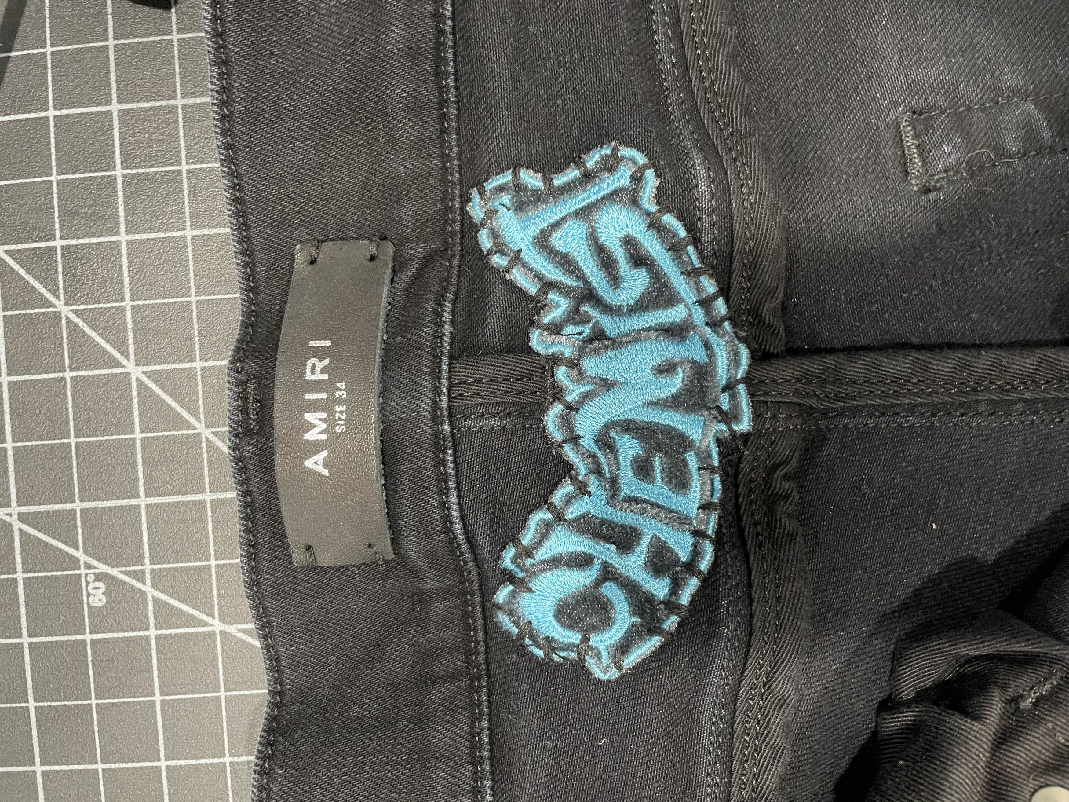 Amiri AMIRI (Chemist Star Jean 'Aged Black') Size US 32 / EU 48 - 8 Thumbnail