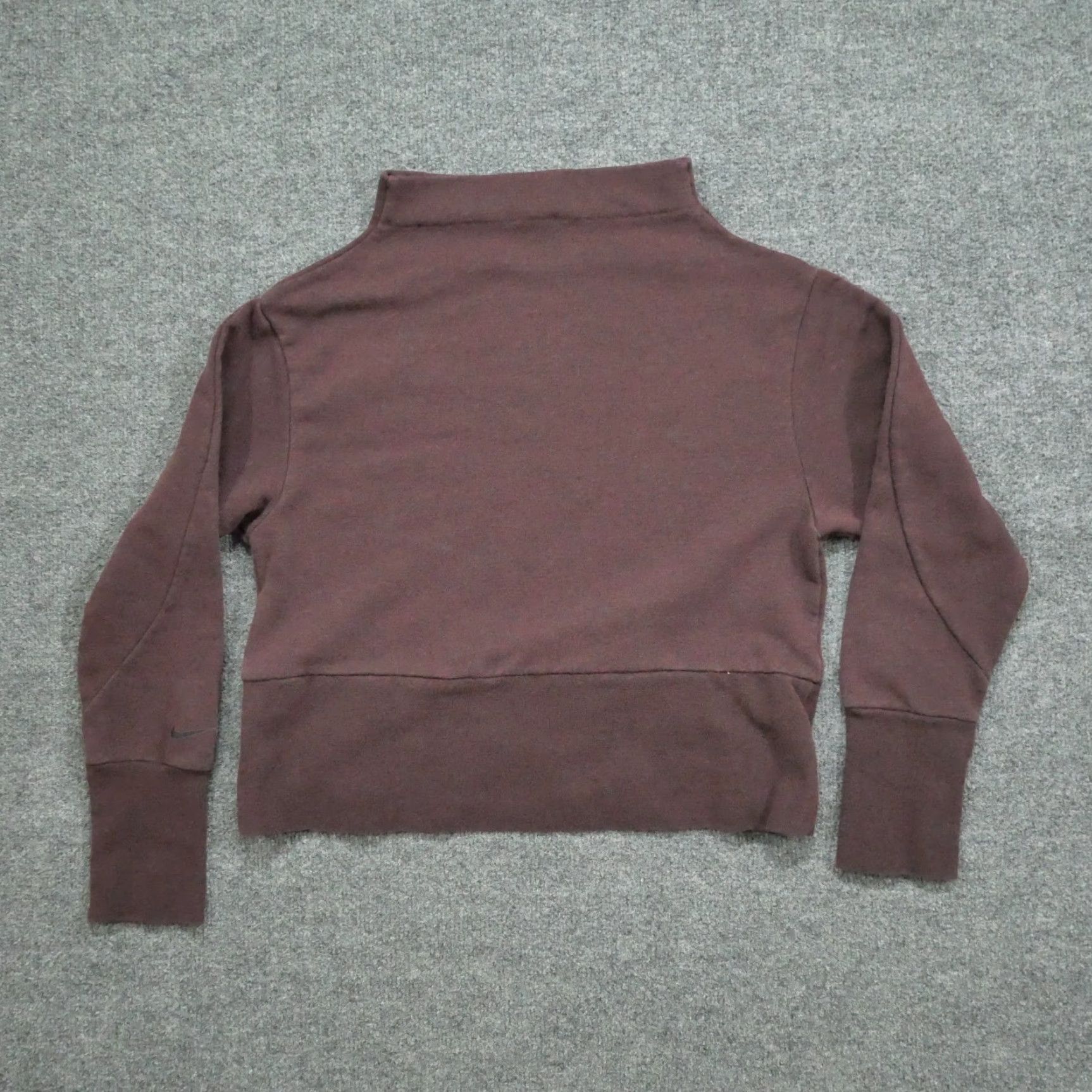 Nike Nike Sweatshirt Womens XS Red Pullover Mock Neck Pocket Cropped Size XS / US 0-2 / IT 36-38 - 5 Thumbnail