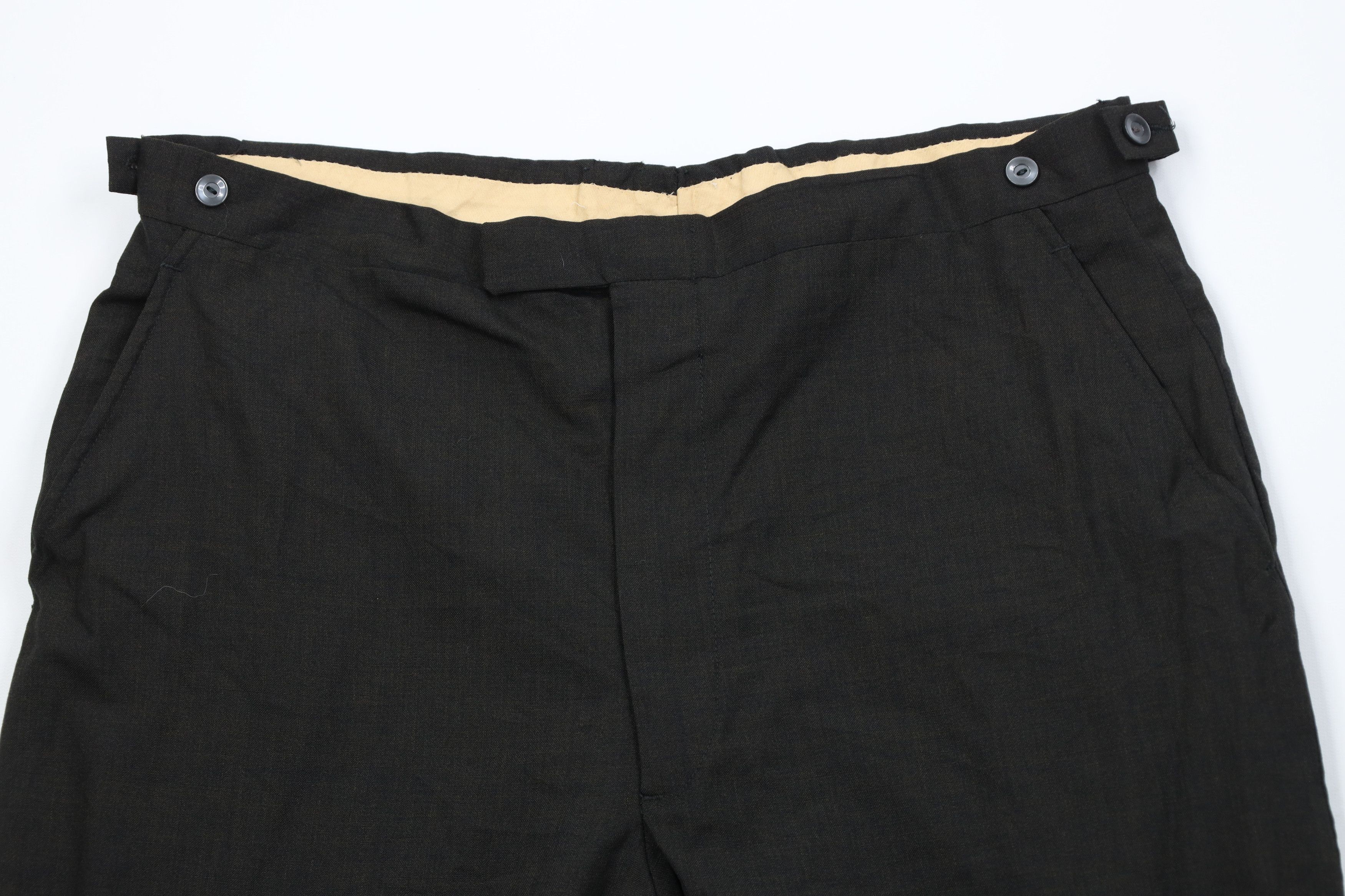 Vintage Vintage 50s Hollywood Regency Gabardine Knit Chino Pants USA Size US 32 / EU 48 - 2 Thumbnail