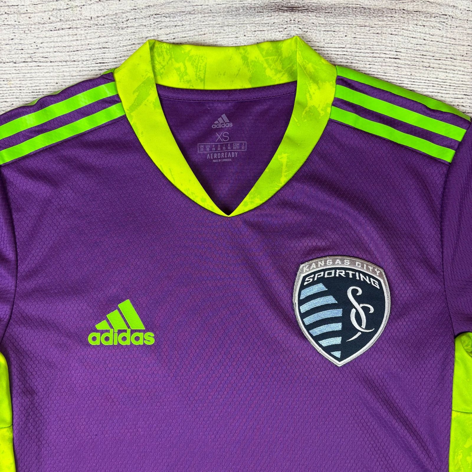 Adidas Adidas Sporting Kansas City MLS Soccer Jersey Size US XS / EU 42 / 0 - 3 Thumbnail