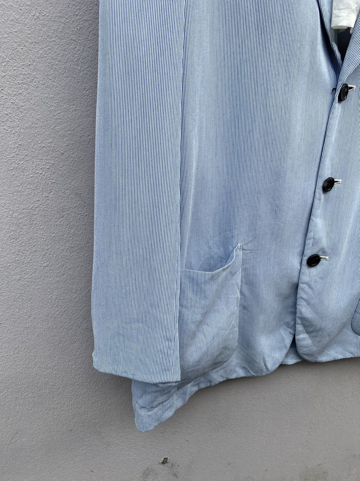 Christian Dior Monsieur Christian DIOR Monsieur Blue Pin Stripes Blazer Size 40L - 4 Thumbnail