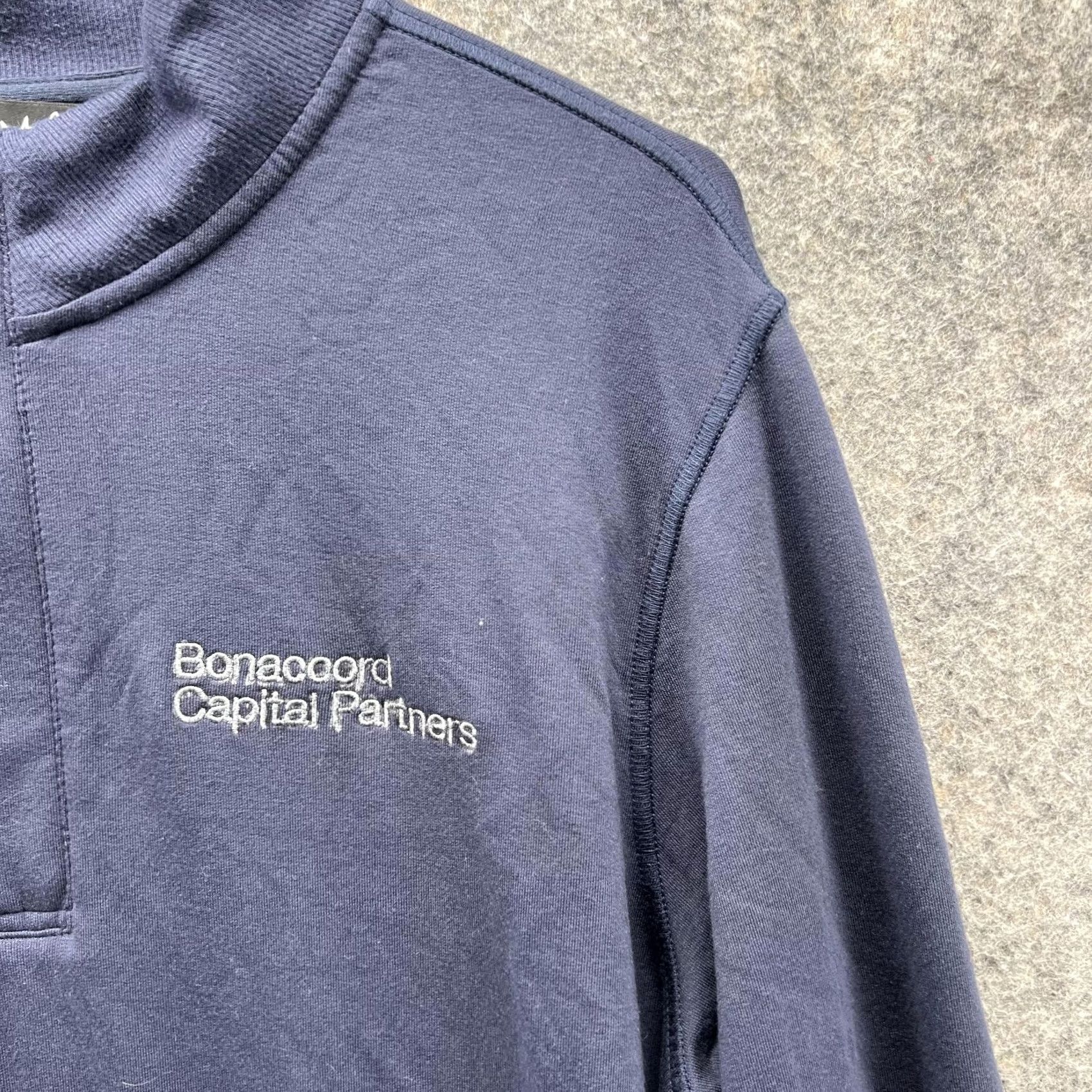 TravisMathew VINTAGE Travis Mathew Sweater Men Medium Blue Zip Sweatshirt bonaccord capital partners Size US M / EU 48-50 / 2 - 2 Thumbnail