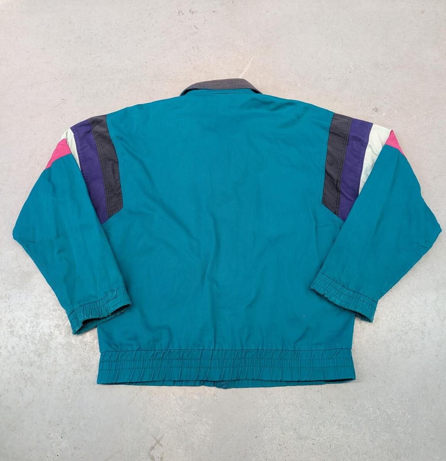 Adidas Rare Vintage 90s Adidas Take Off Turquoise Jacket Size US L / EU 52-54 / 3 - 2 Thumbnail