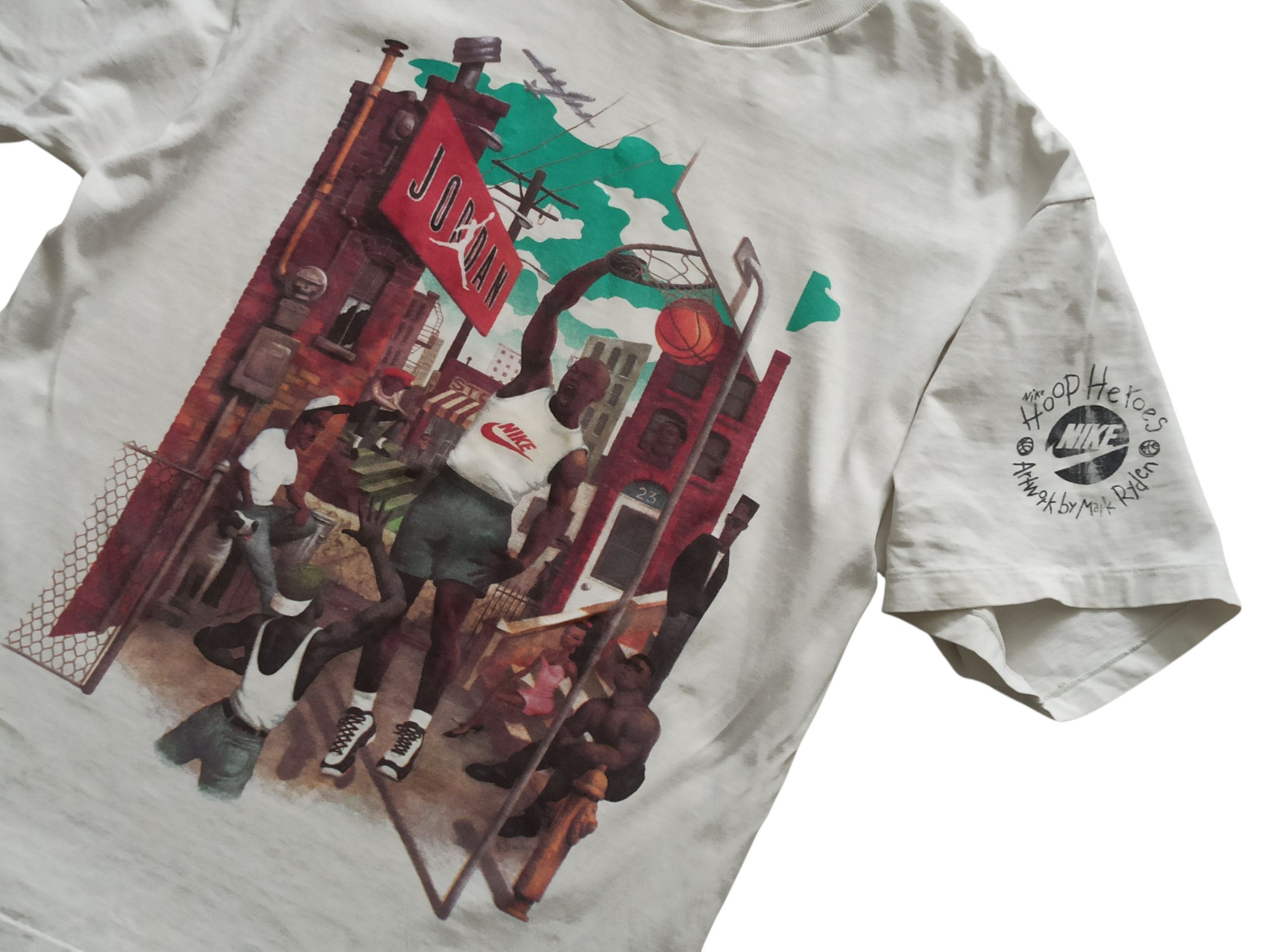 Nike Nike Jordan Hoop Heroes Mark Ryden Vintage Tee No Tag Size US L / EU 52-54 / 3 - 2 Thumbnail