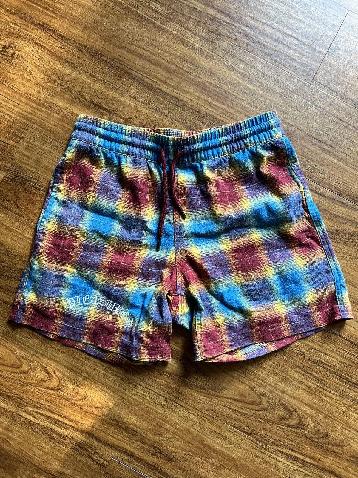 Pleasures Pleasures Shadow Plaid Shorts SS19 Size US 28 / EU 44 - 1 Thumbnail