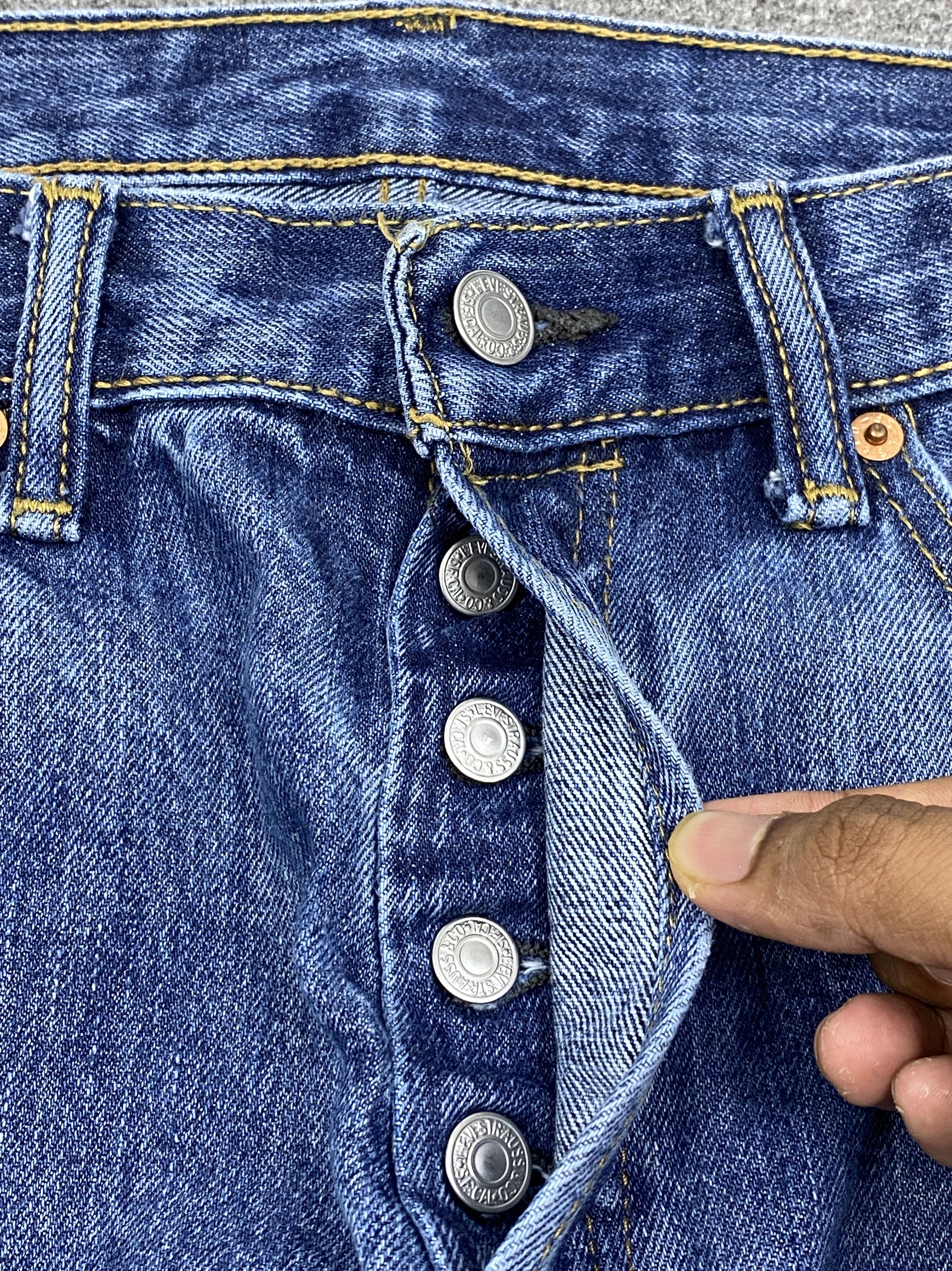 Levi's Blue Denim Vintage Levi's 501 Jeans DP2838 Size US 32 / EU 48 - 11 Thumbnail
