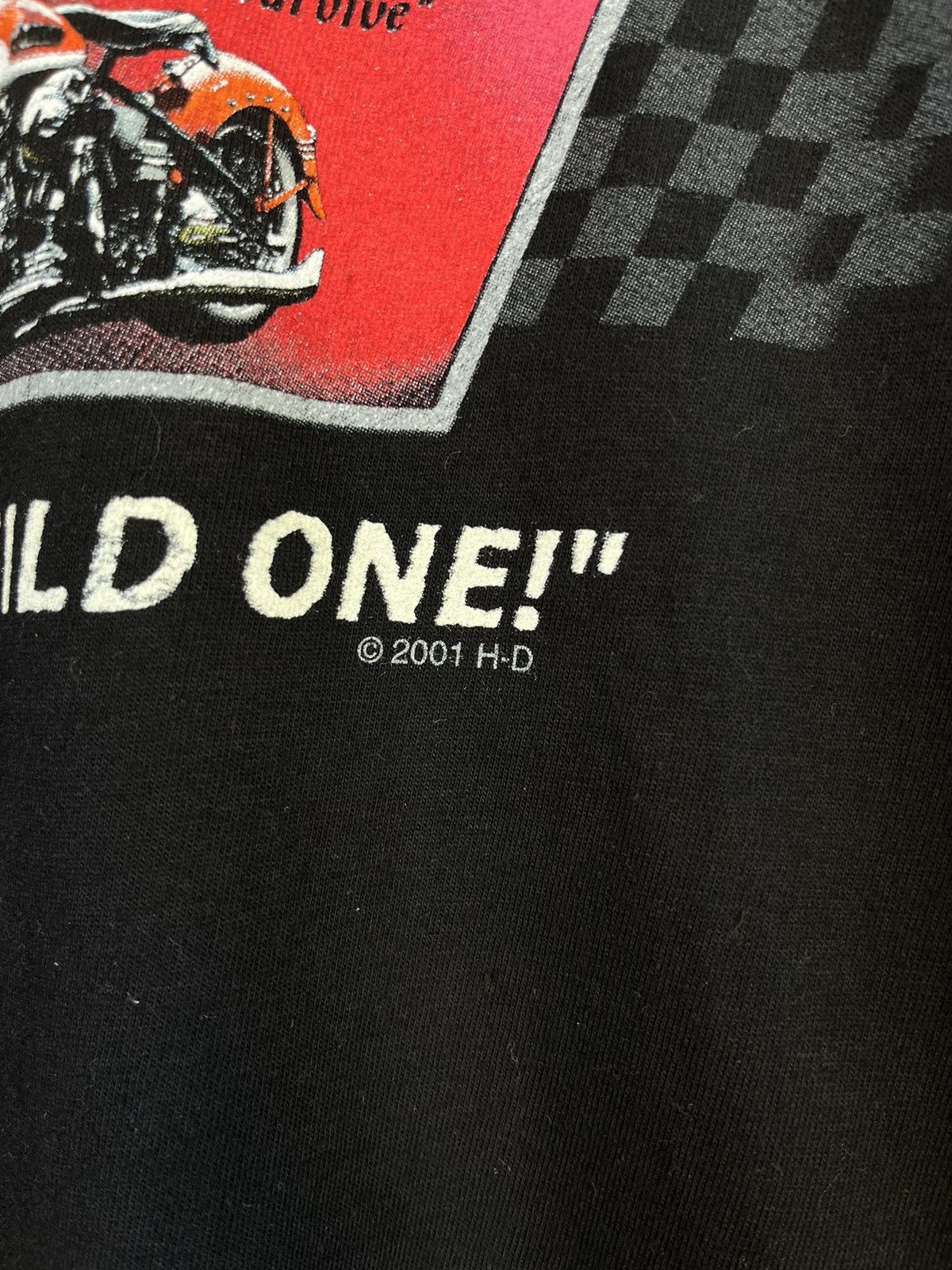 Harley Davidson Vintage Harley Davidson 2001 Black Tee Size US M / EU 48-50 / 2 - 4 Thumbnail