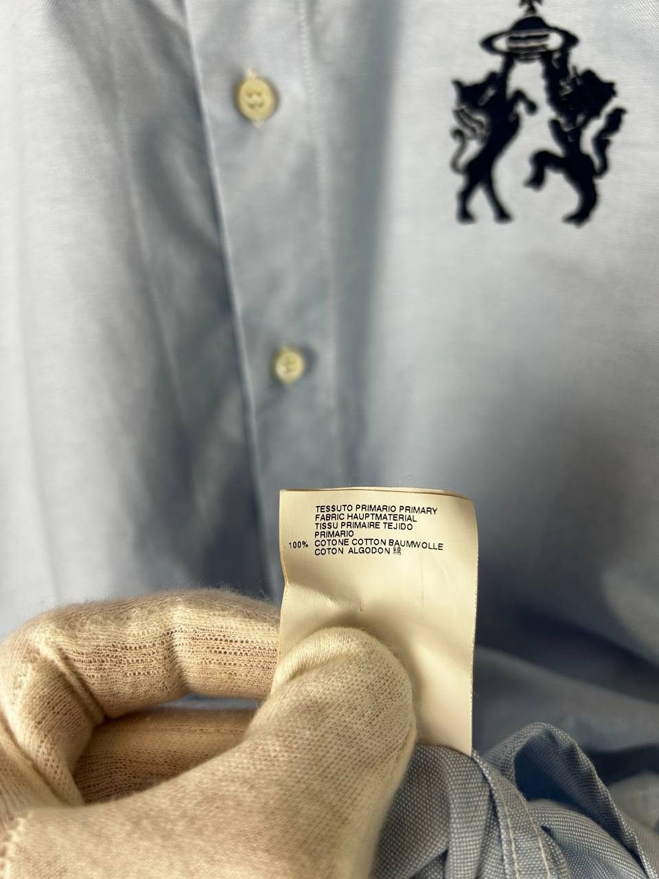 Vivienne Westwood Vivienne Westwood logo oxford shirt Size US L / EU 52-54 / 3 - 5 Thumbnail