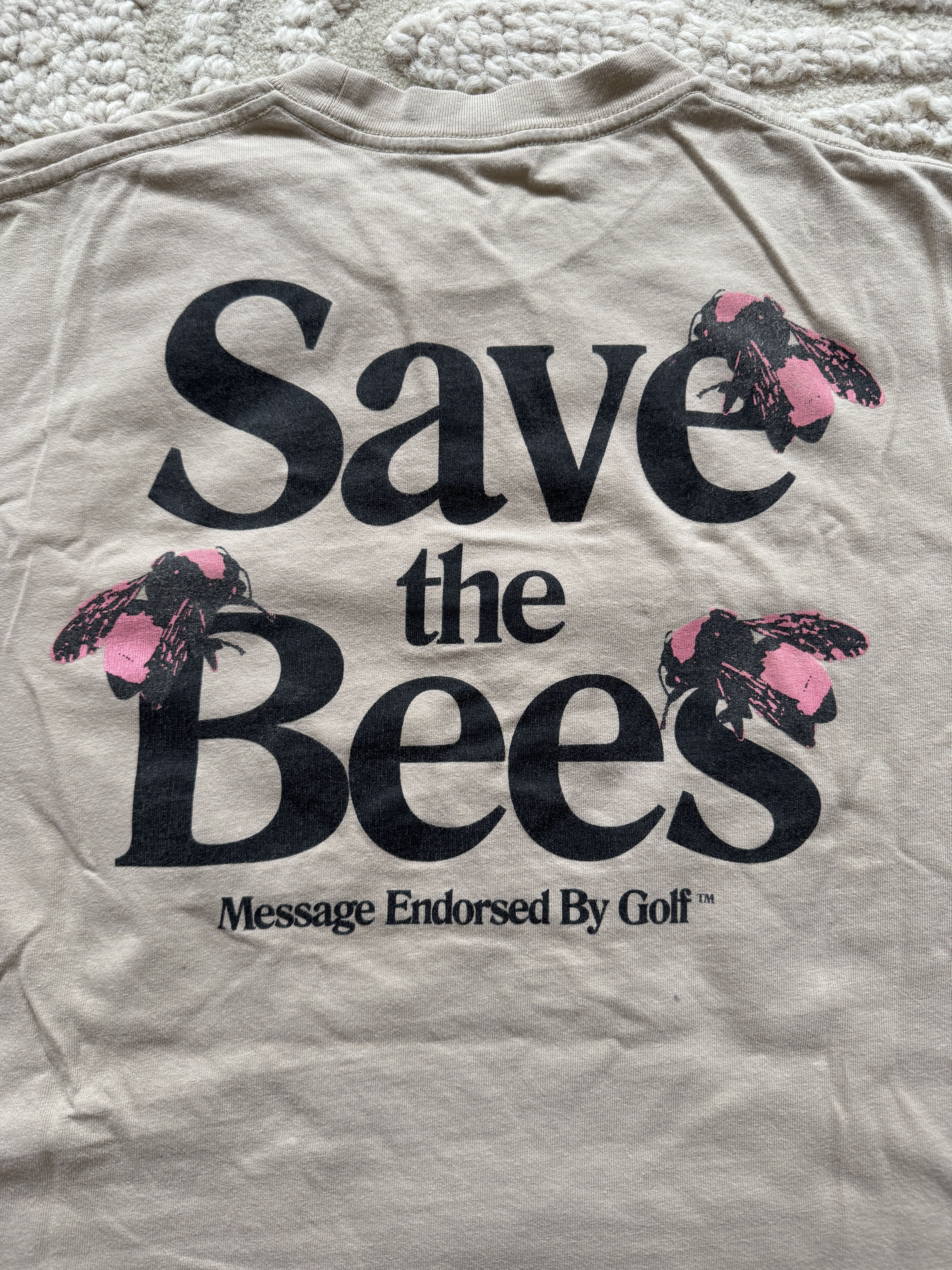 Golf Wang Golf Wang Save The Bees T-Shirt Beige Size US M / EU 48-50 / 2 - 6 Thumbnail