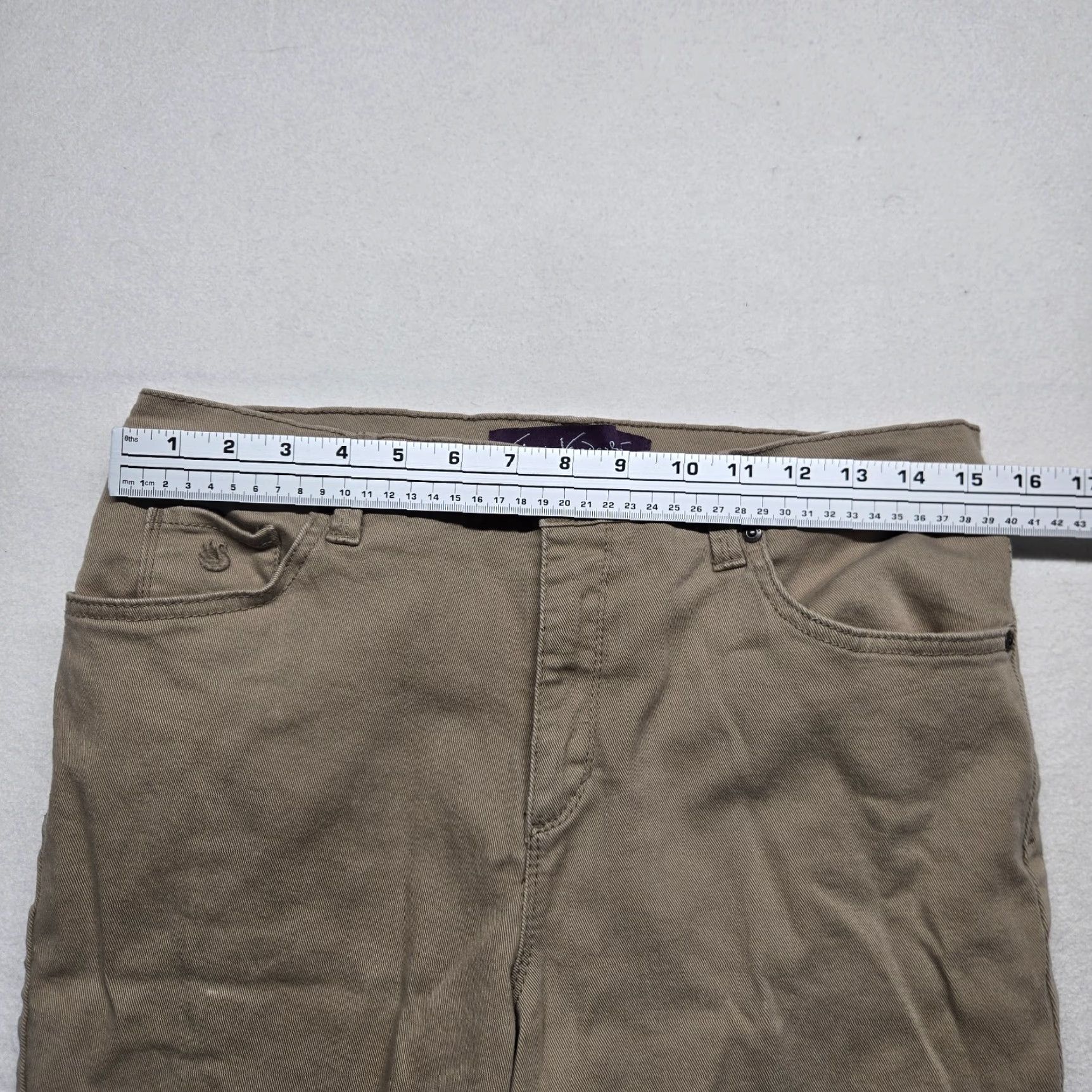 Gloria Vanderbilt Gloria Vanderbilt Women’s Stretch Twill Beige Khakis Pants 12P Petite Tan Beige Stretch Pockets Womens Size 34" / US 12 / IT 48 - 5 Thumbnail