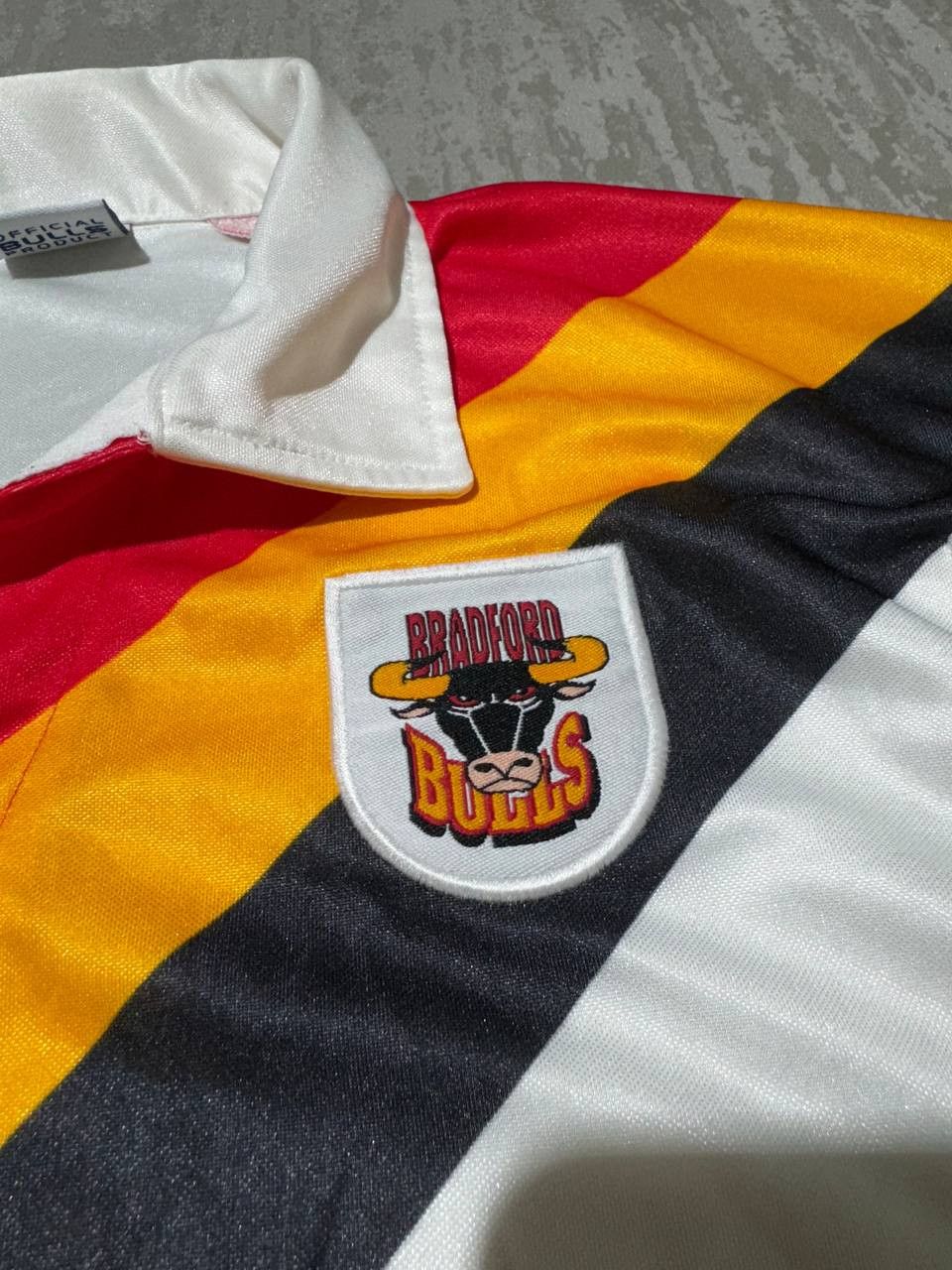 Vintage Bradford Bulls Bloggs 2001 2002 rugby shirt jersey size S Size US S / EU 44-46 / 1 - 4 Thumbnail