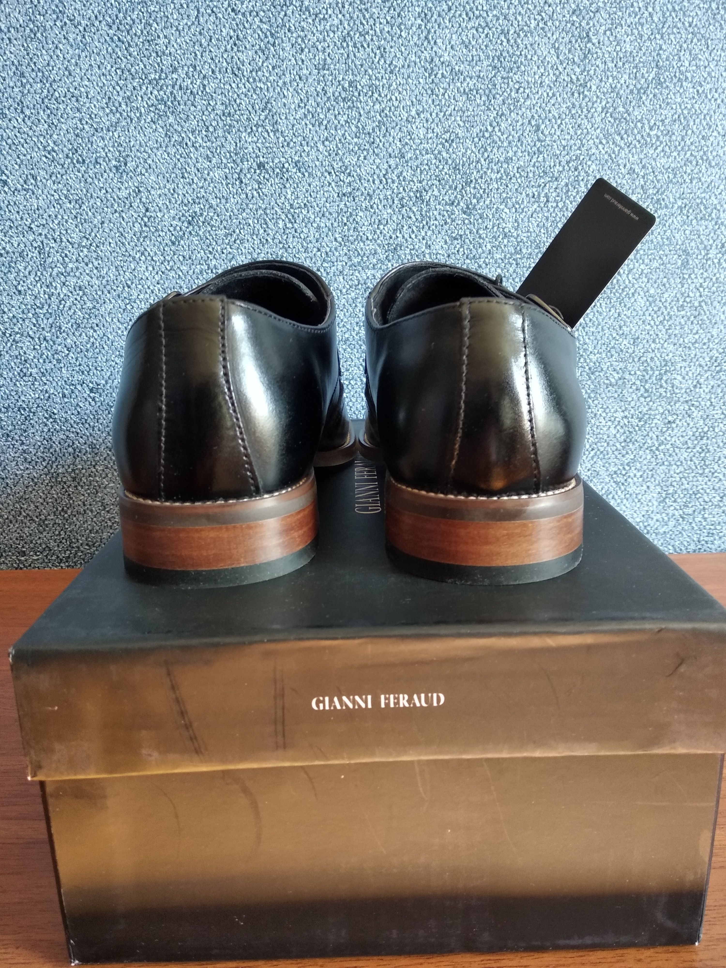 Gianni Feraud formal monk shoes Size US 9 / EU 42 - 2 Thumbnail