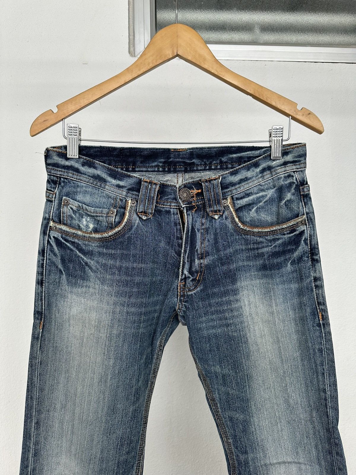 5351 POUR LES HOMMES 00s EDGE by Rupert Japanese rocker denim Size US 31 - 20 Thumbnail