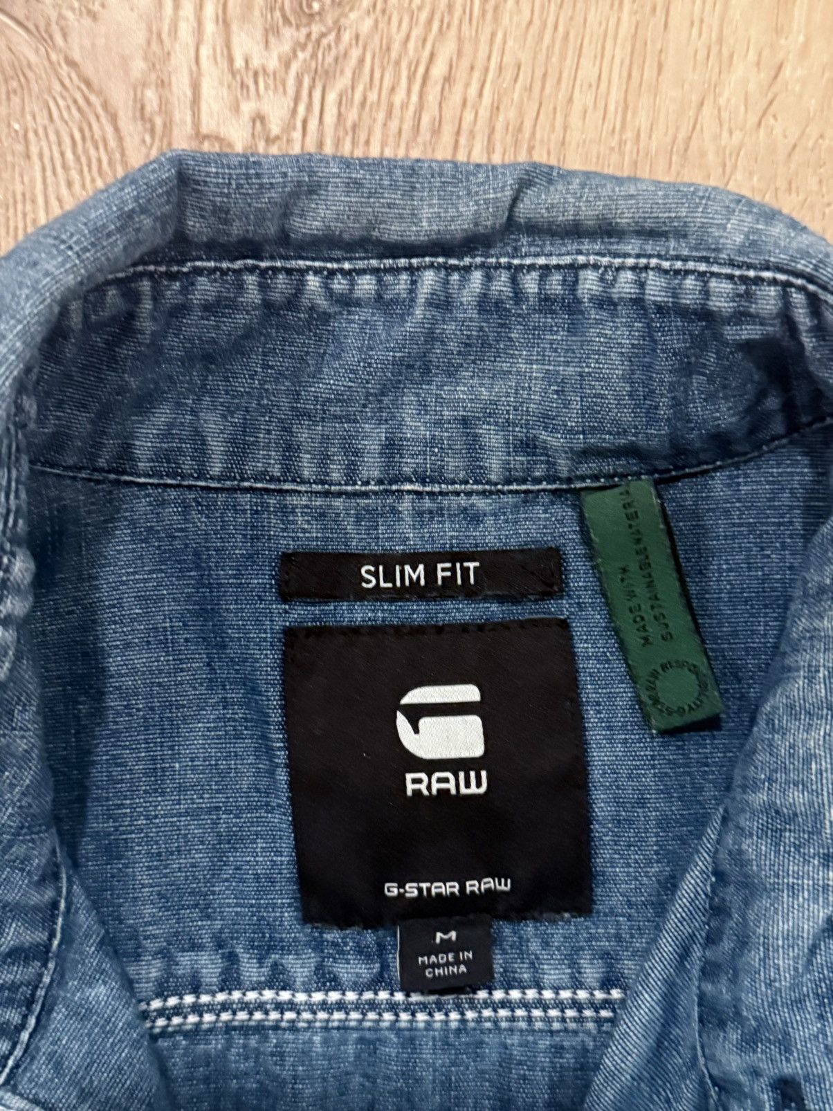 G-Star G-Star Slim Fit Denim Shirt Size Medium Size US M / EU 48-50 / 2 - 2 Thumbnail