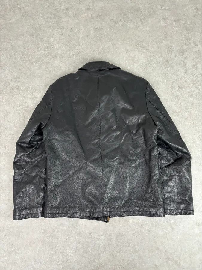 Gianfranco Ferre 1990s Gianfranco Ferré Calfskin Leather Black Jacket Size US M / EU 48-50 / 2 - 5 Thumbnail