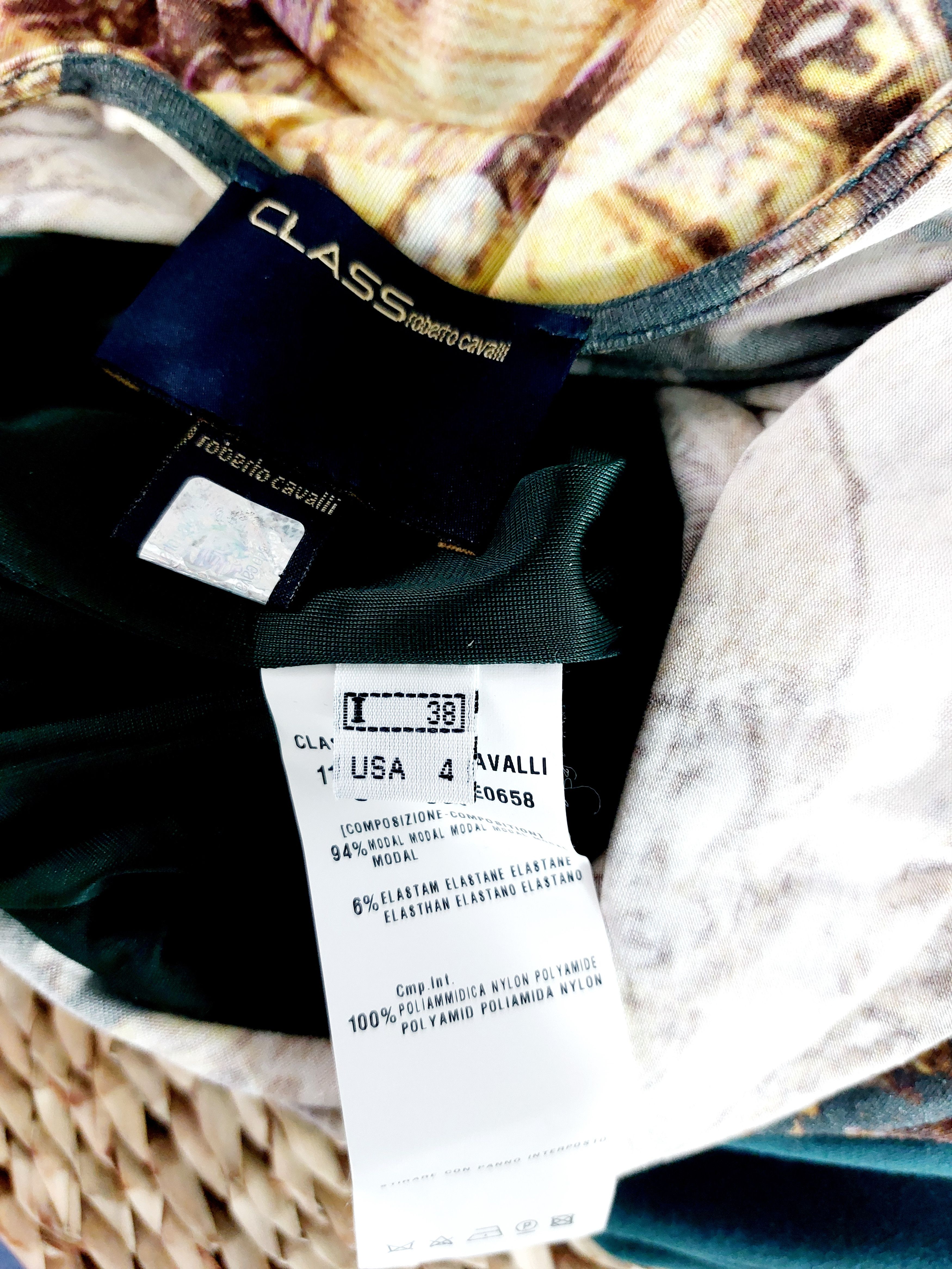 Roberto Cavalli Roberto Cavalli Greek Medusa Baroque Velvet Dress Size XS / US 0-2 / IT 36-38 - 14 Thumbnail