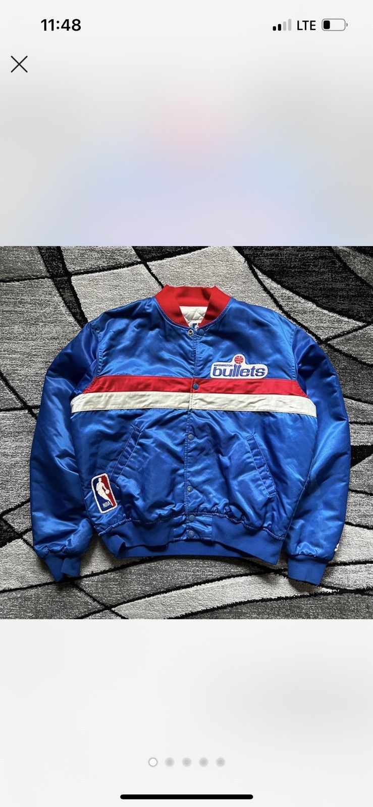 Starter Vintage Washington Bullets Starter Jacket large Size US L / EU 52-54 / 3 - 1 Thumbnail