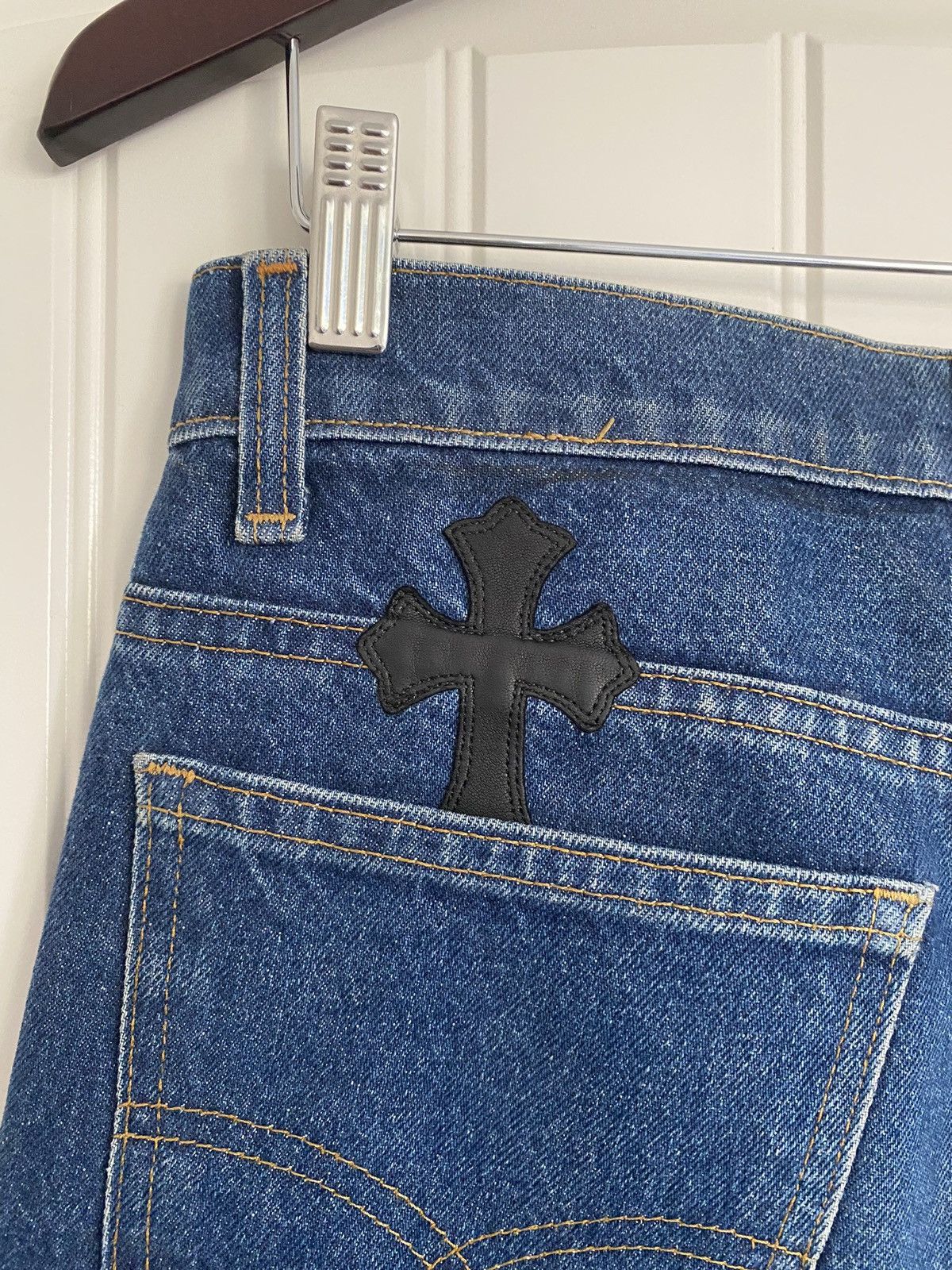 Chrome Hearts Chrome Hearts Levi’s 517 70’s Cross Patch Blue Jeans Size US 30 / EU 46 - 8 Thumbnail