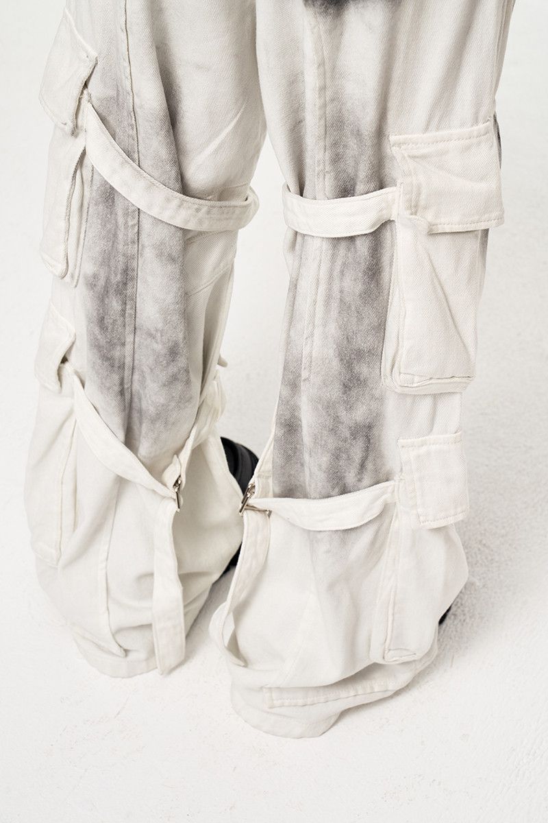 Trash Waste Soil Dirty Distressed Bondage Pants