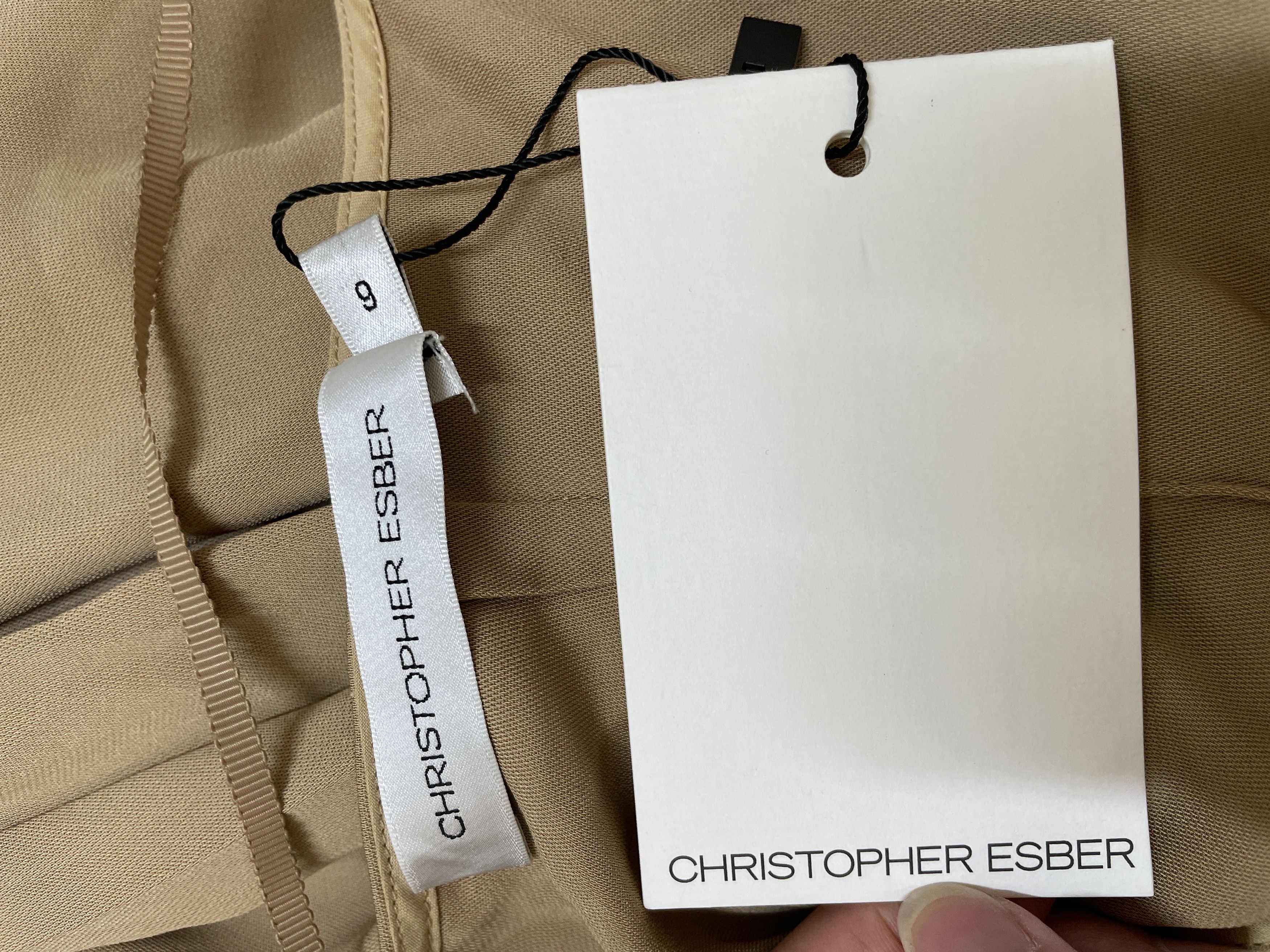 Christopher Esber Tulle Panel Back Halter Dress Size XS / US 0-2 / IT 36-38 - 7 Thumbnail