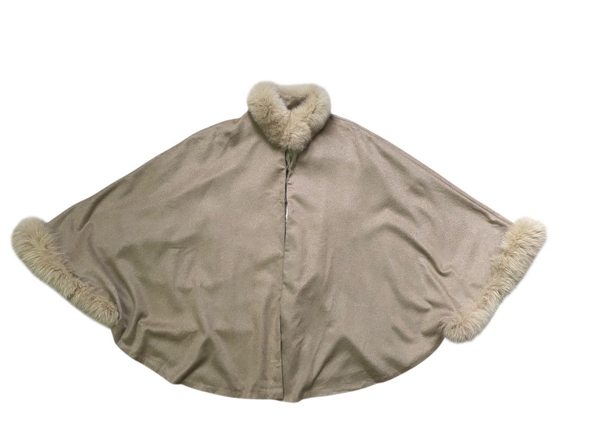 Balmain Vintage Balmain Paris Cashmere Capes Fur Collars And Cuffs Size US XXL / EU 58 / 5 - 1 Thumbnail