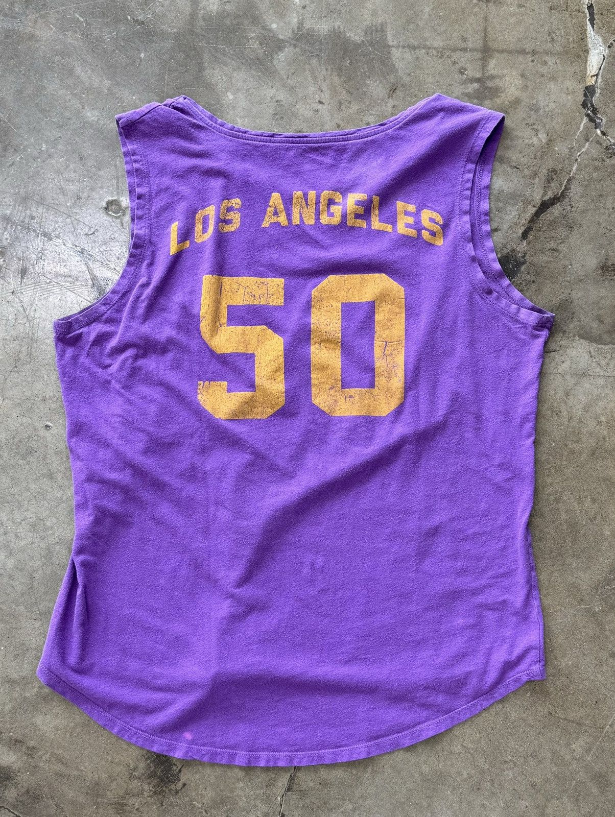 Vintage Vintage The Rolling Stones Los Angeles Lakers Tee Large Size US L / EU 52-54 / 3 - 4 Thumbnail