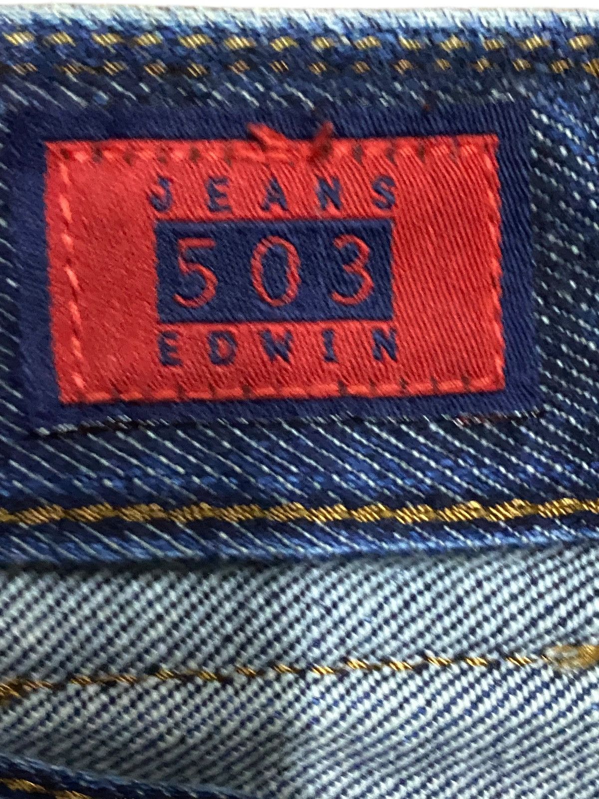 Edwin Vintage Japan Brand Miss Edwin Blue Wash Loose Jeans Size US 28 / EU 44 - 13 Thumbnail