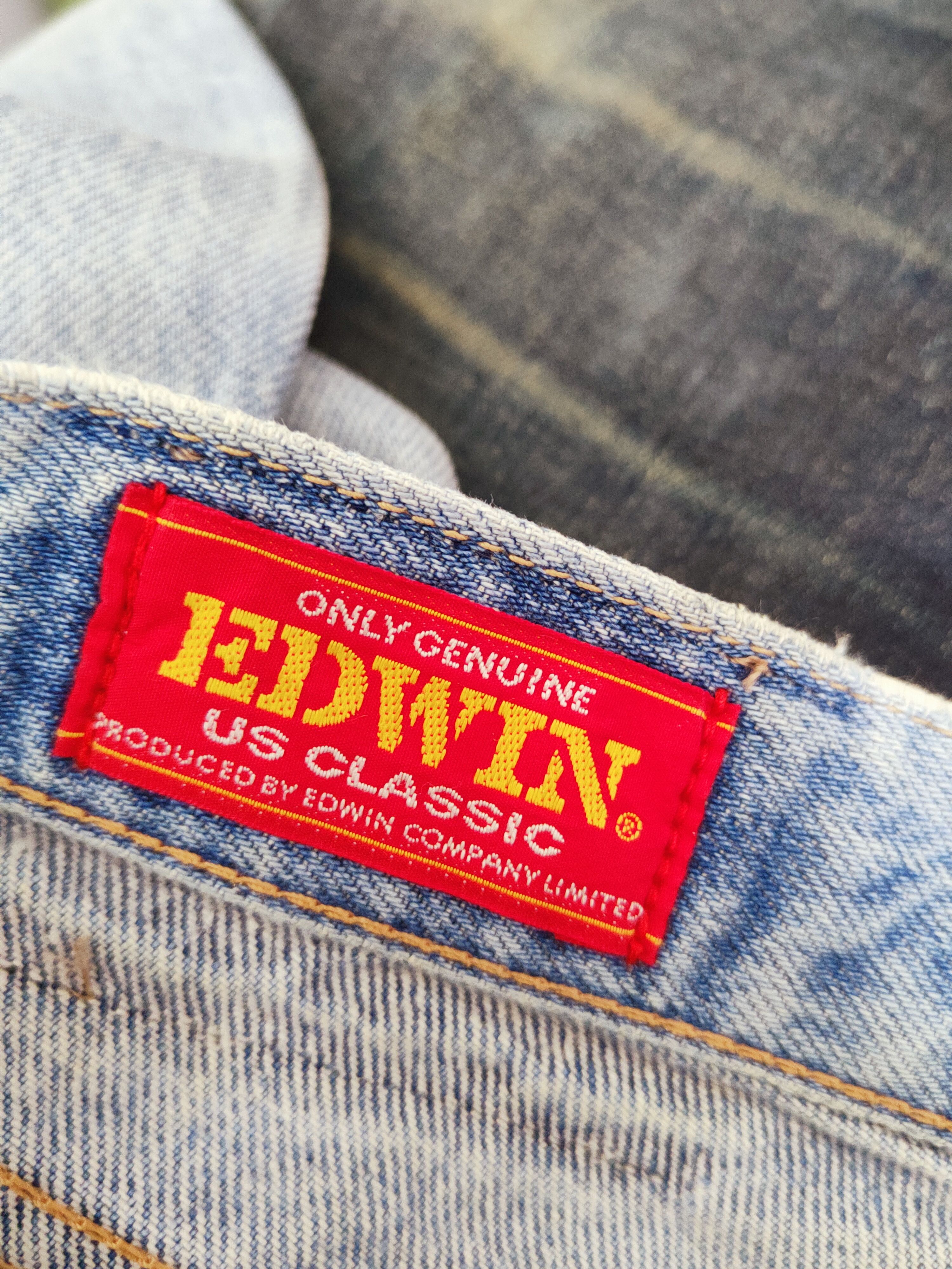 Edwin Edwin Blue Distressed Ripped Jeans #S2767 Size US 29 - 16 Thumbnail