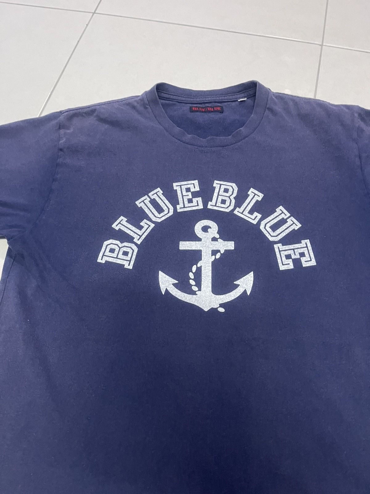 Blue Blue Japan × Japanese Brand 🔥HOT🔥VINTAGE BLUE BLUE SPELL OUT VERY RARE Size US L / EU 52-54 / 3 - 2 Thumbnail