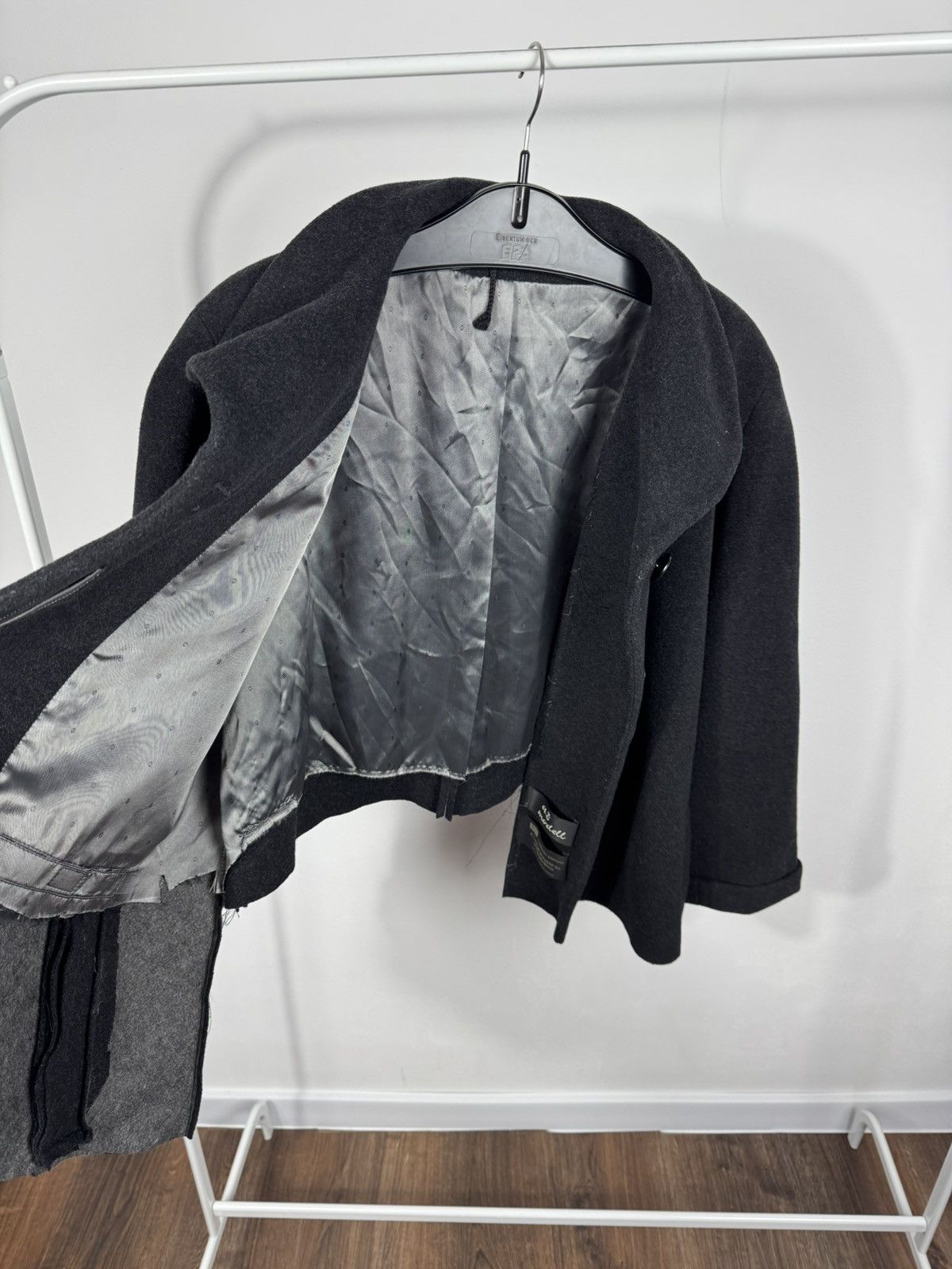 Other Cashmere Virgin Wool Black Jacket Short Coat Wool Blazer Size L / US 10 / IT 46 - 6 Thumbnail