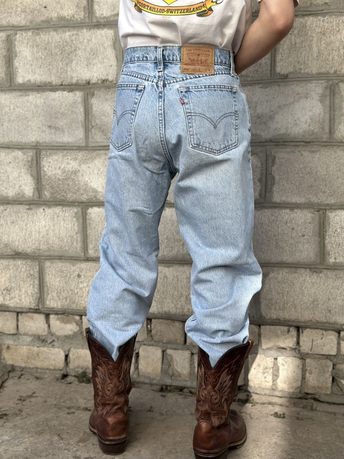 Levi's Vintage Clothing VTG Levi’s 560 M 90s Jeans Crazy Fit Custom Baggy 90s Size US 32 / EU 48 - 2 Thumbnail