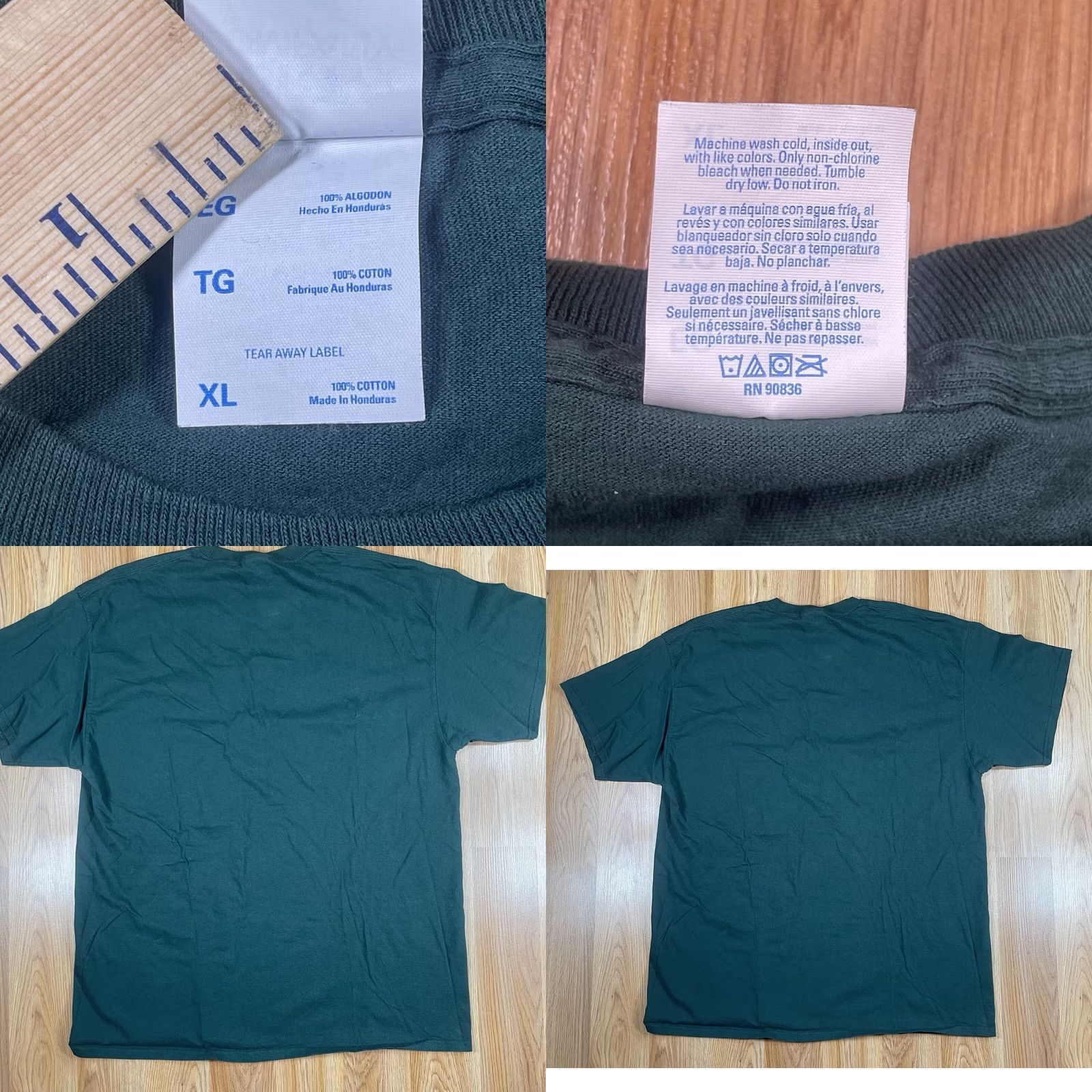 Port & Company Port & Company T-Shirt Mens XL Extra Large Green Blank Short Sleeve CrewNeck Size US XL / EU 56 / 4 - 8 Thumbnail