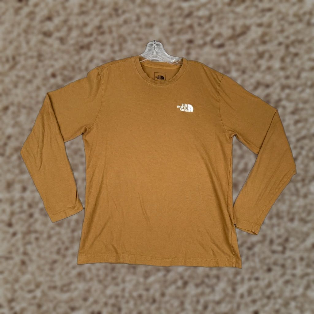 The North Face VINTAGE The North Face Shirt Men Small Petite Brown Long Sleeve Crew Neck Cotton READ Size US S / EU 44-46 / 1 - 1 Thumbnail