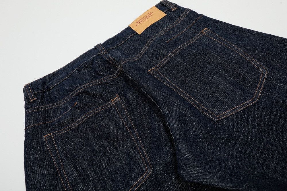 Jean Men's high street patchwork loose scimitar wide-leg jeans Size US 34 / EU 50 - 4 Thumbnail