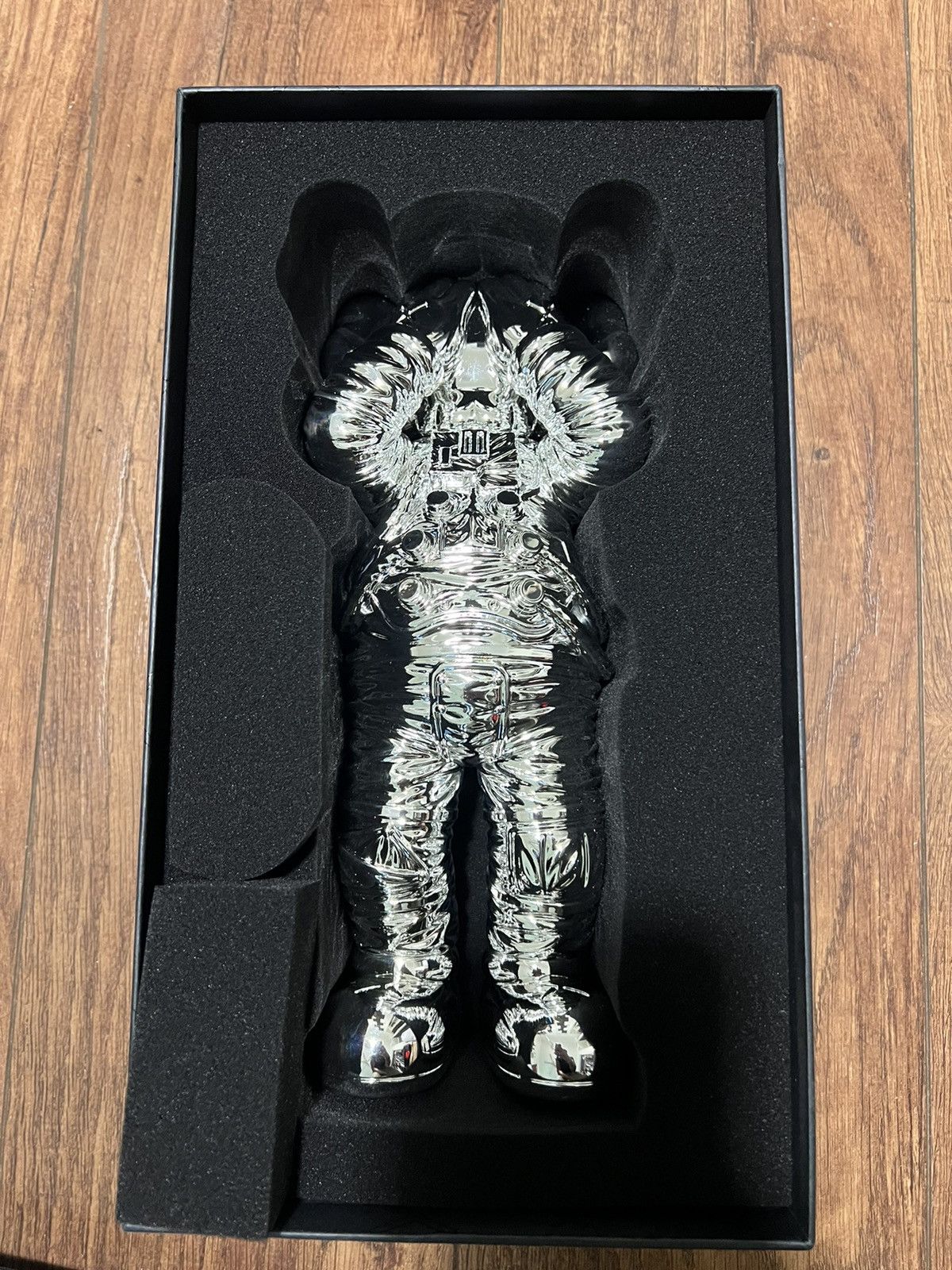 image of Kaws Holiday Space Figure in Silver, Men's