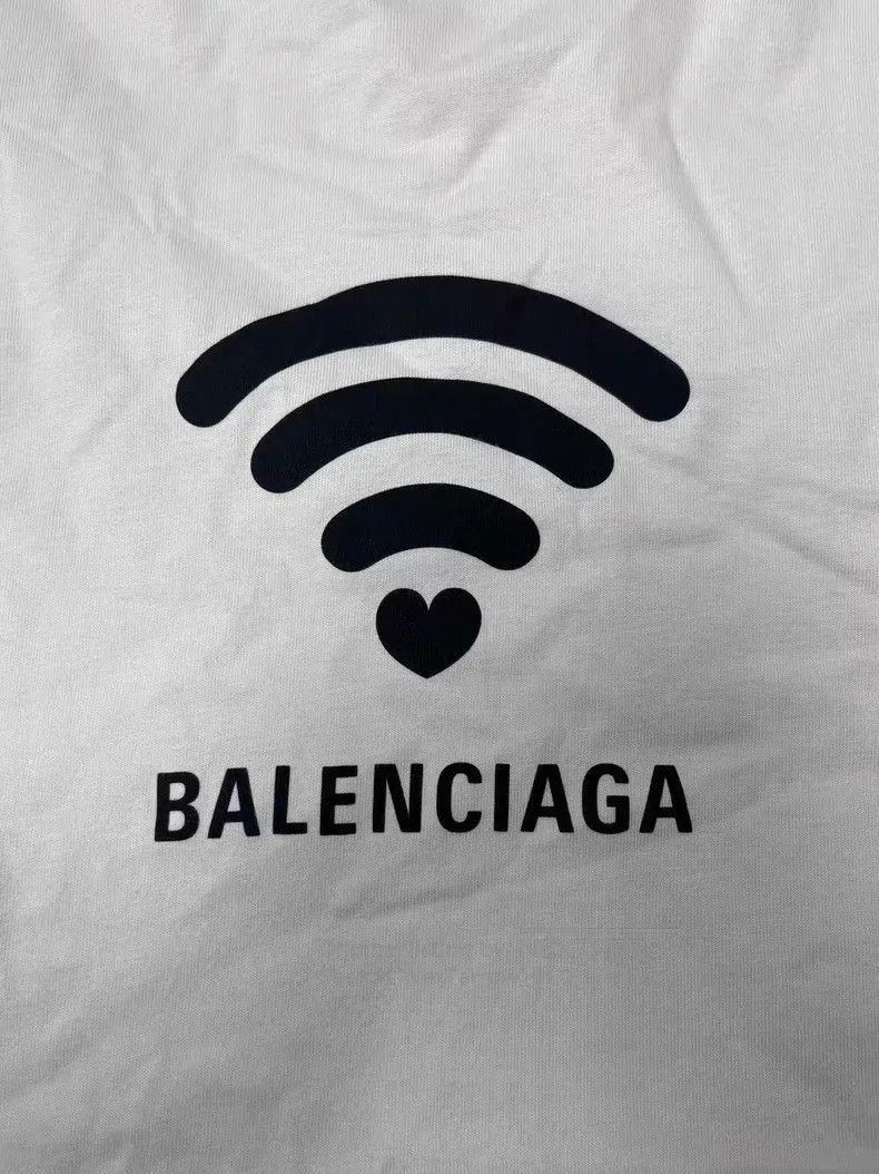 Balenciaga Balenciaga Logo Letter Printed Crew Neck Short Sleeve T-Sh Size XS / US 0-2 / IT 36-38 - 3 Thumbnail