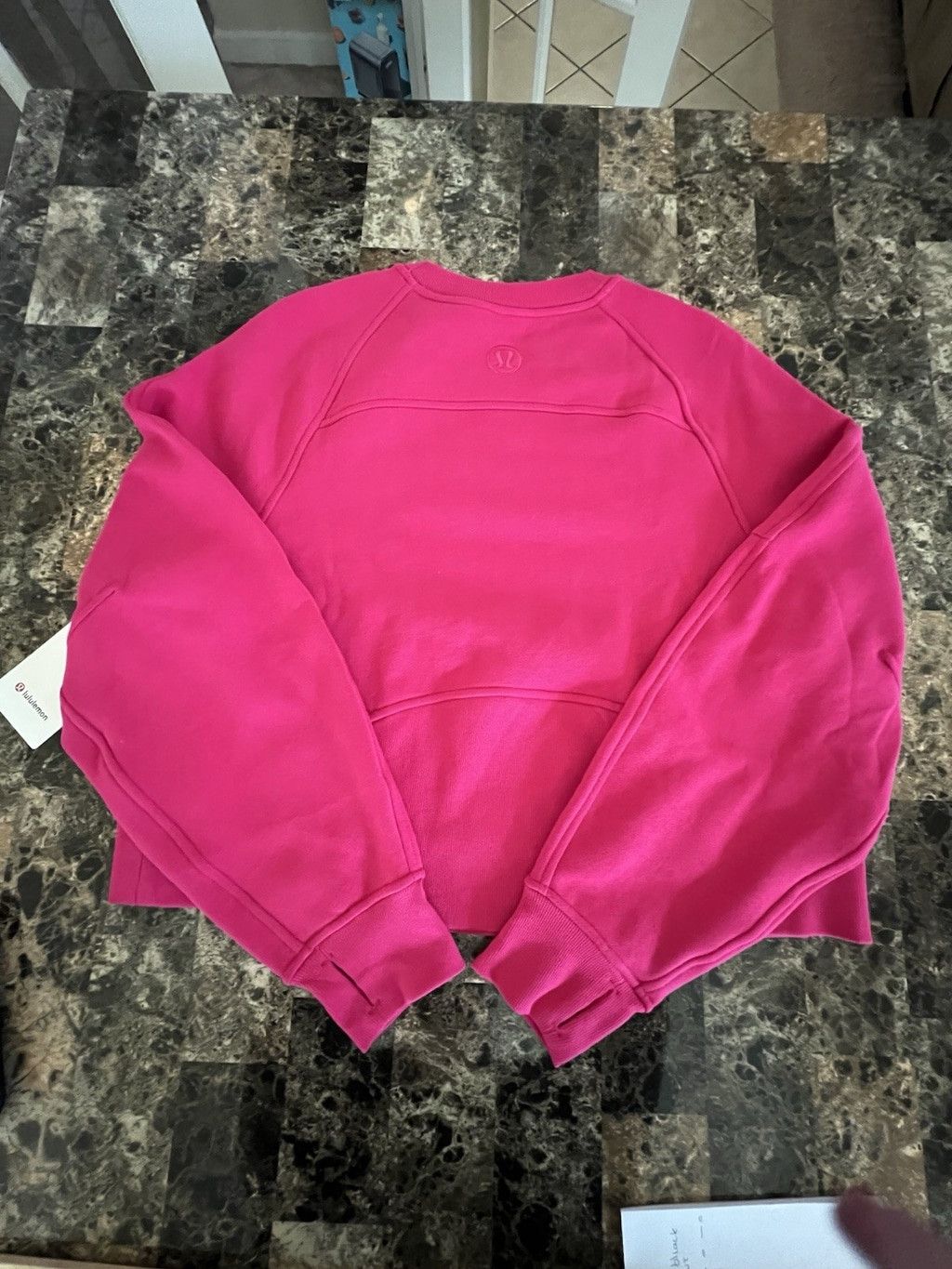 Lululemon LULULEMON SCUBA OVERSIZED PULLOVER PASSIONATE SIZE M/L NWT Size M / US 6-8 / IT 42-44 - 3 Thumbnail