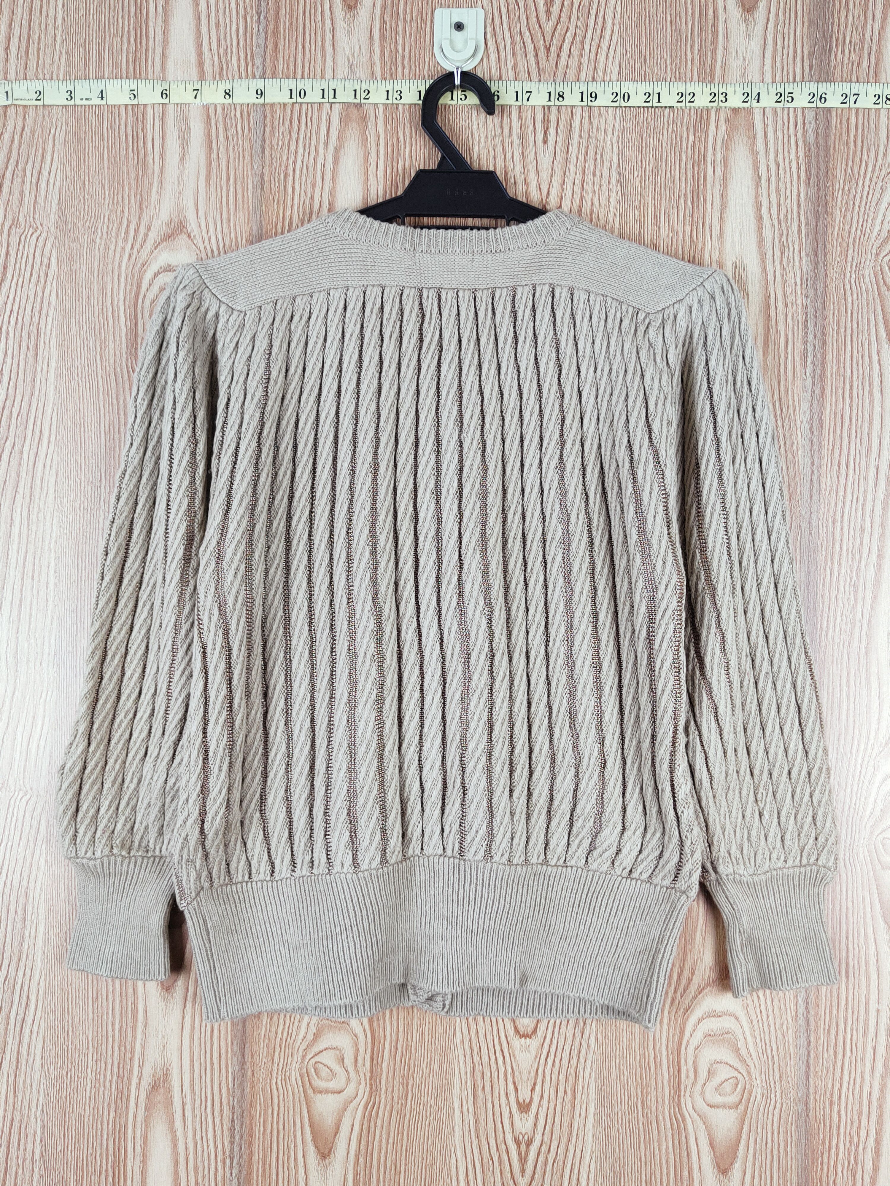 Japanese Brand Varcuse Brown Knitwear Cardigan #W345 Size S / US 4 / IT 40 - 7 Thumbnail