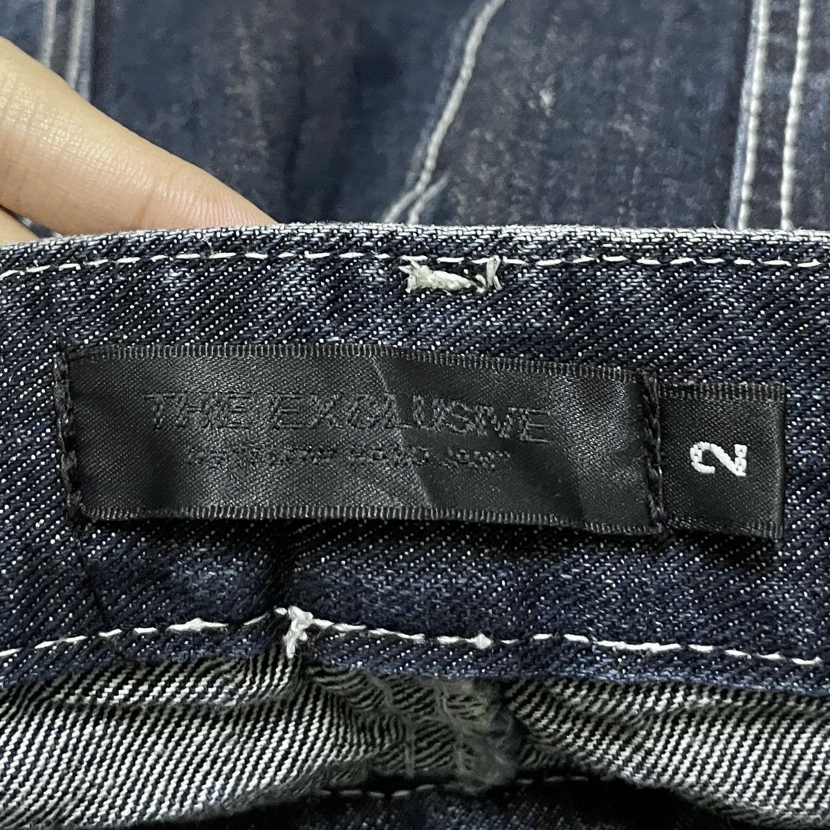 If Six Was Nine Very Rare Vintage Japanese Brand The Executive Jeans 1990s Size US 31 - 9 Thumbnail