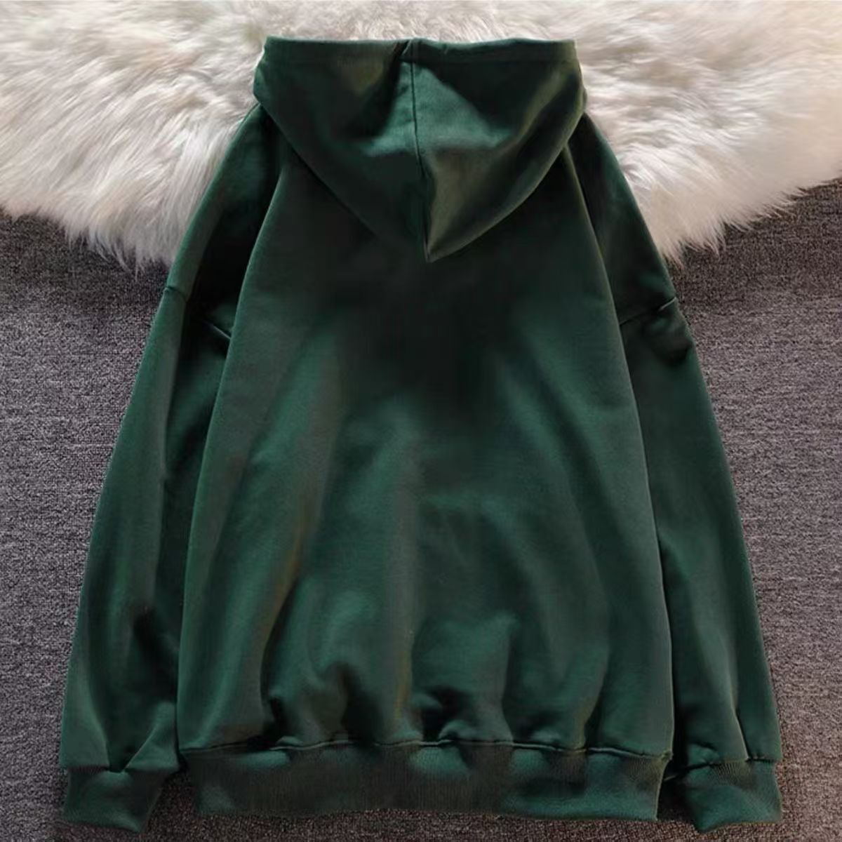 Japanese Brand × Vintage Green retro forest print loose hoodie Size US L / EU 52-54 / 3 - 2 Thumbnail
