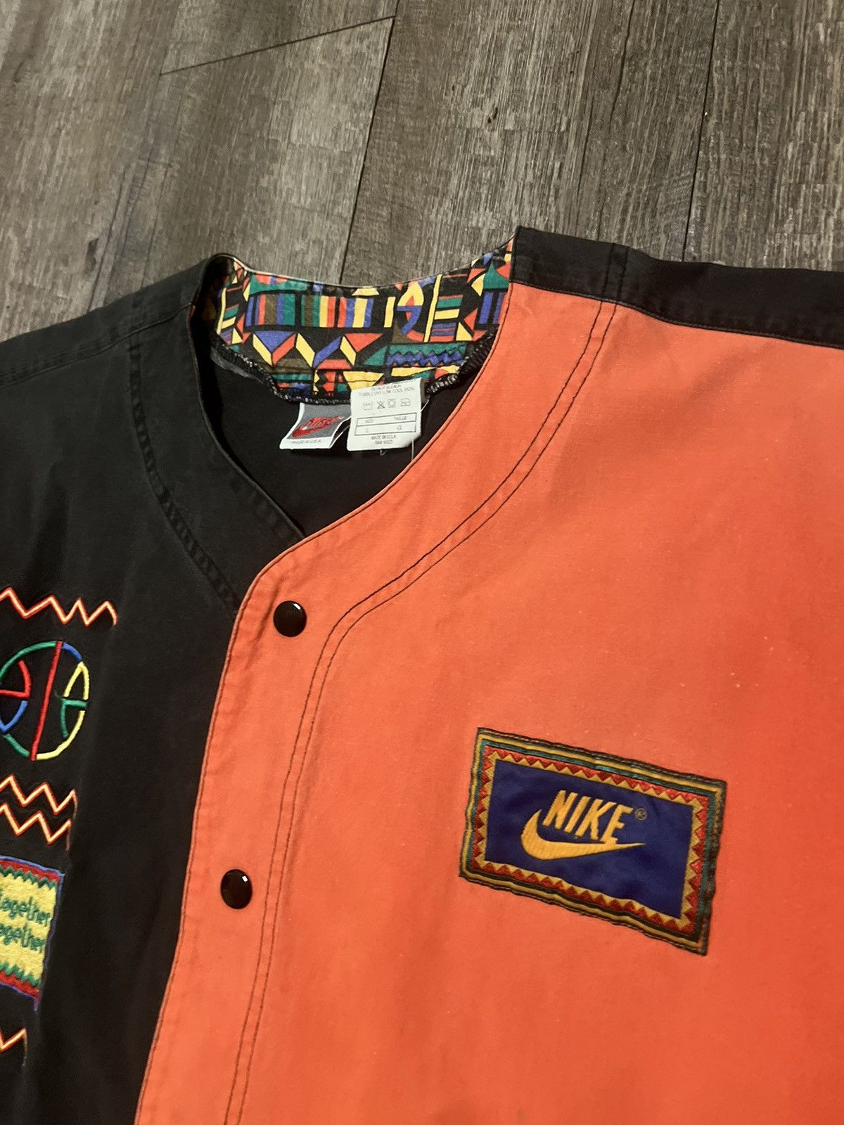 Vintage Vintage Nike Urban Jungle Spike Lee Baseball Jersey size L Size US L / EU 52-54 / 3 - 2 Thumbnail