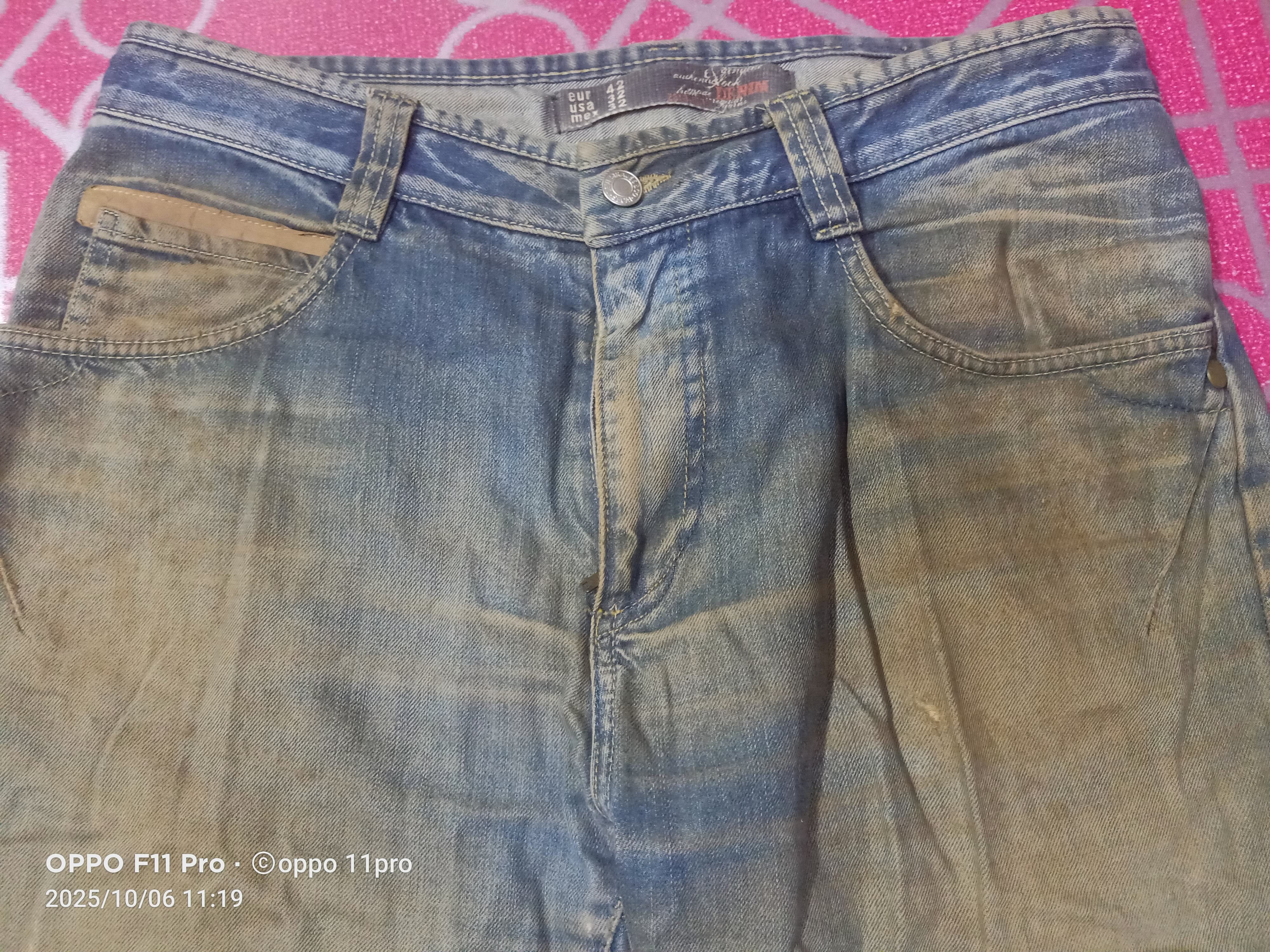 If Six Was Nine 🌟Zara Distressdenim Flare Men Denim 🌟 Size US 34 / EU 50 - 8 Thumbnail