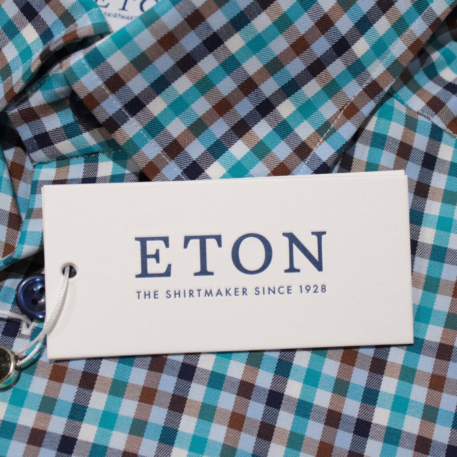 Eton Eton New with tags Shirt Size S US In Blue Size US S / EU 44-46 / 1 - 2 Thumbnail