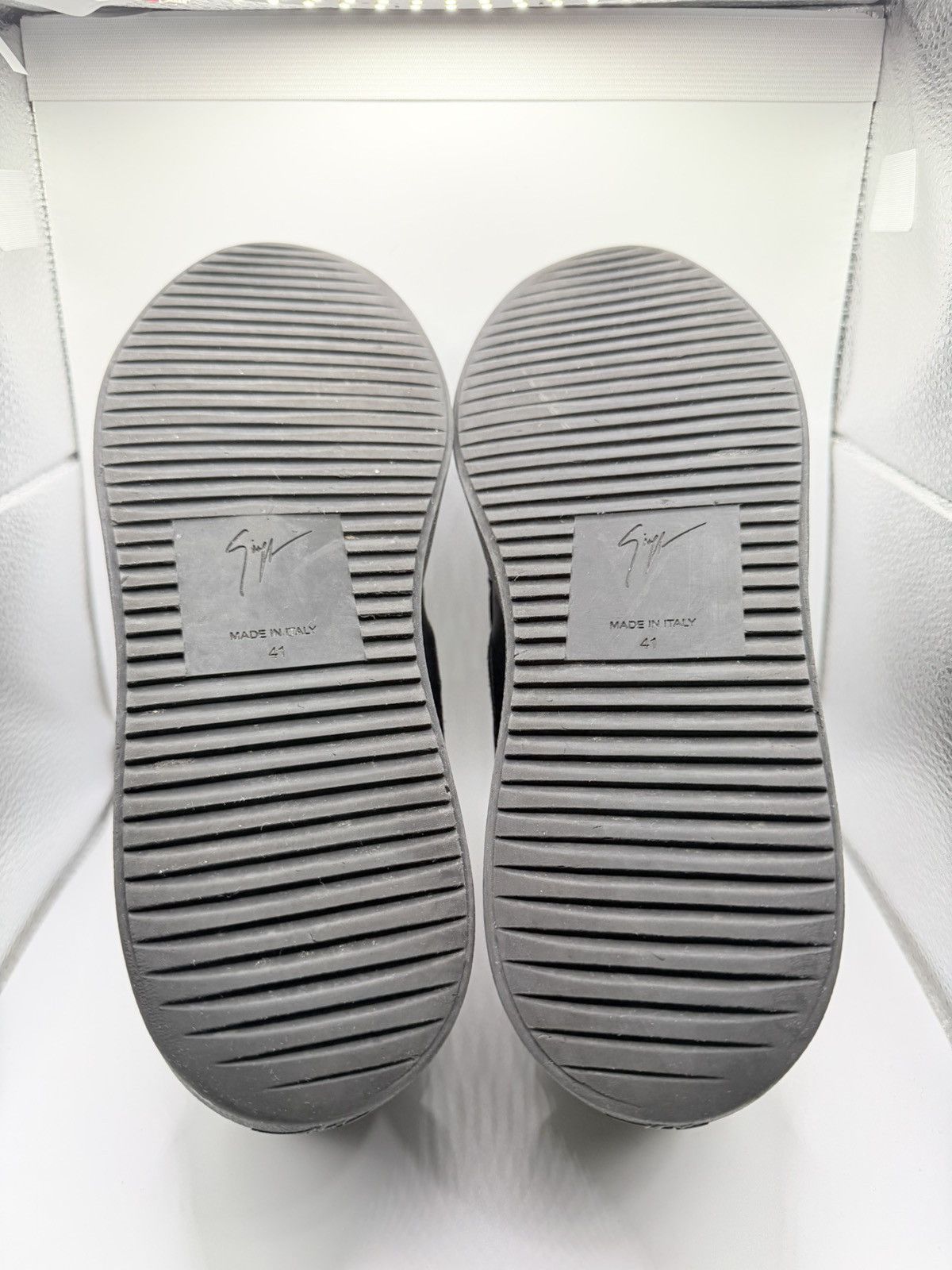 Giuseppe Zanotti Giuseppe Zanotti Black Low-Top Sneakers Size US 8.5 / EU 41-42 - 11 Thumbnail
