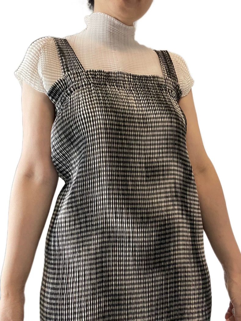 Issey Miyake Issey Miyake Grey main line halter dress Size S / US 4 / IT 40 - 3 Thumbnail