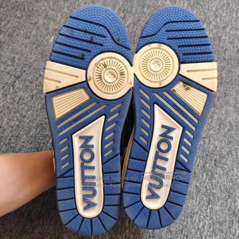 Louis Vuitton Louis Vuitton SKATE Blue White shoes Size US 8 / EU 41 - 6 Thumbnail