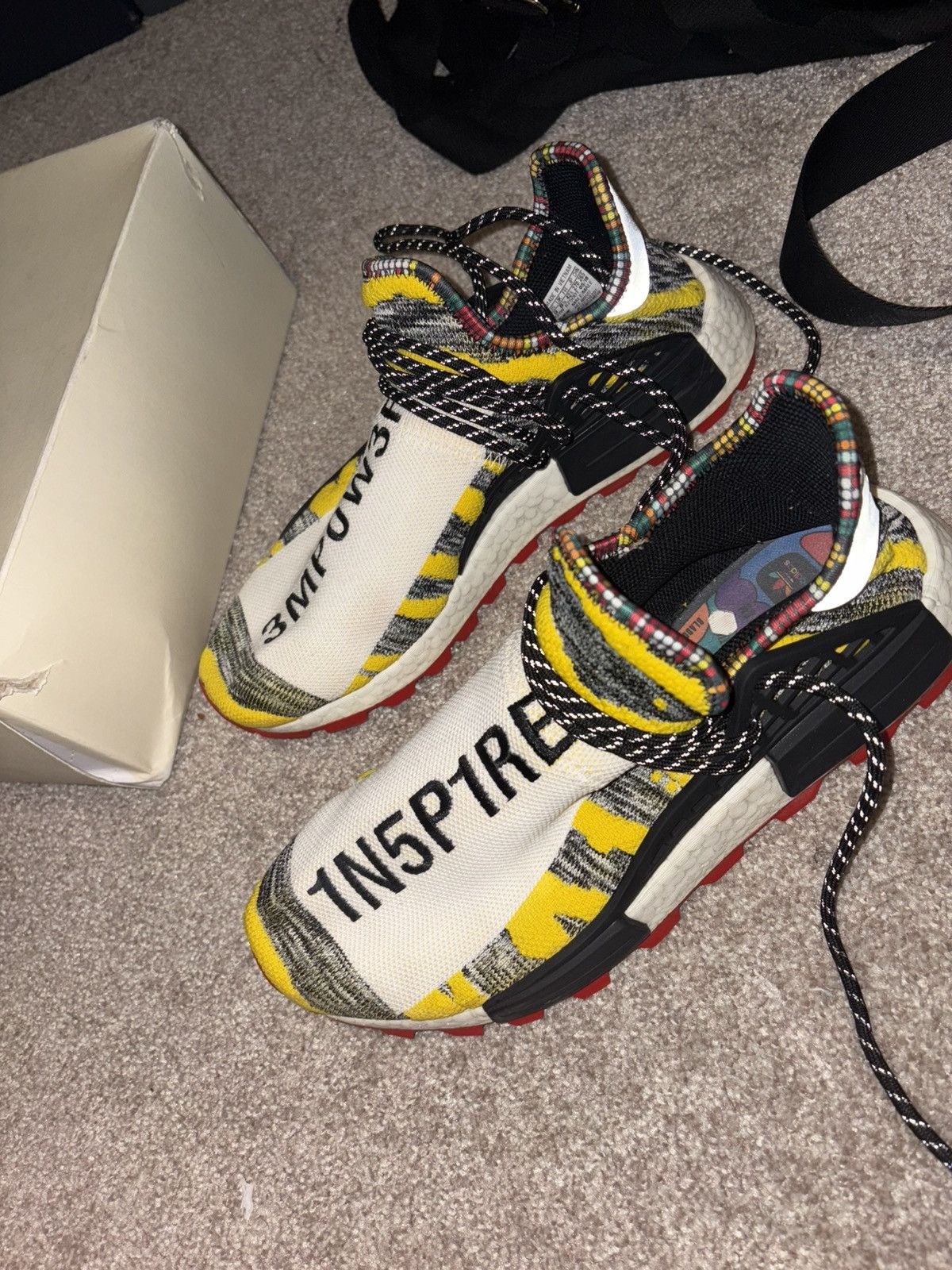 Adidas adidas NMD Human Race Pharrell Solar Pack Red Size US 9 / EU 42 - 2 Thumbnail