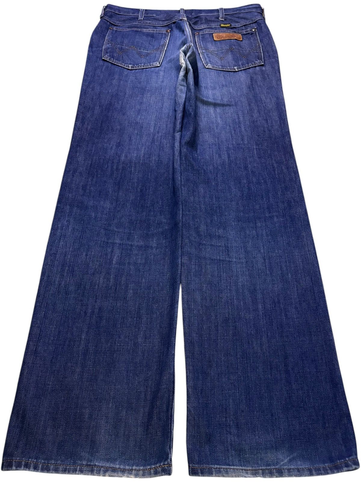 Wrangler Vintage Wrangler Blue Wash Distressed Loose Baggy Jeans Size US 36 / EU 52 - 2 Thumbnail