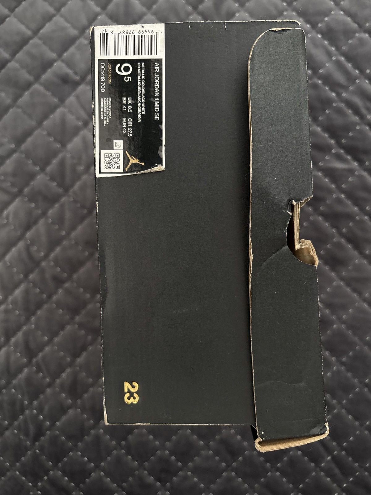 Jordan Brand AIR JORDAN 1 MID SE “Metallic Gold” Size US 9.5 / EU 42-43 - 7 Thumbnail