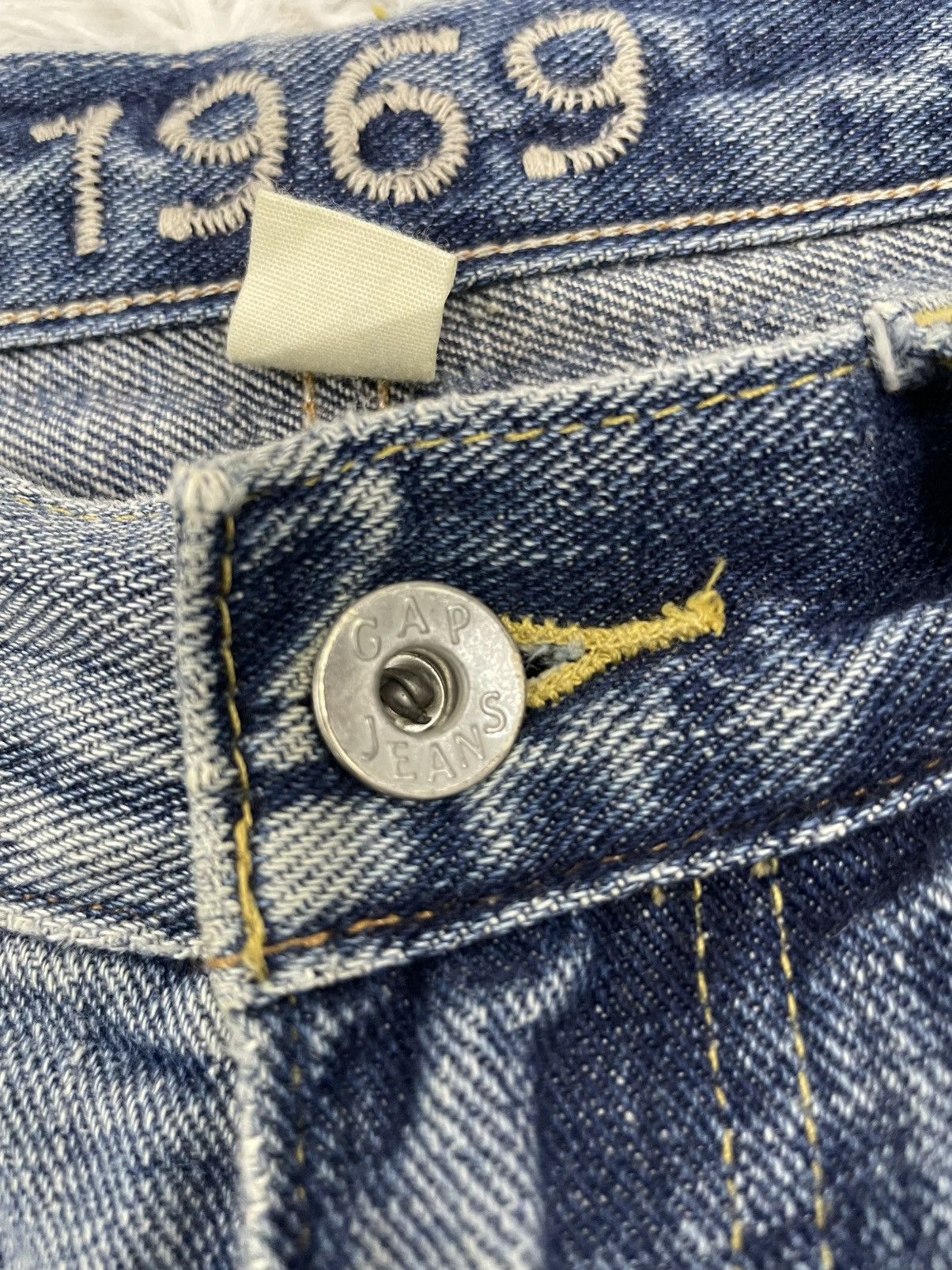 Gap Gap 1969 Regular Fit Straight Jeans Pant Size US 28 / EU 44 - 5 Thumbnail